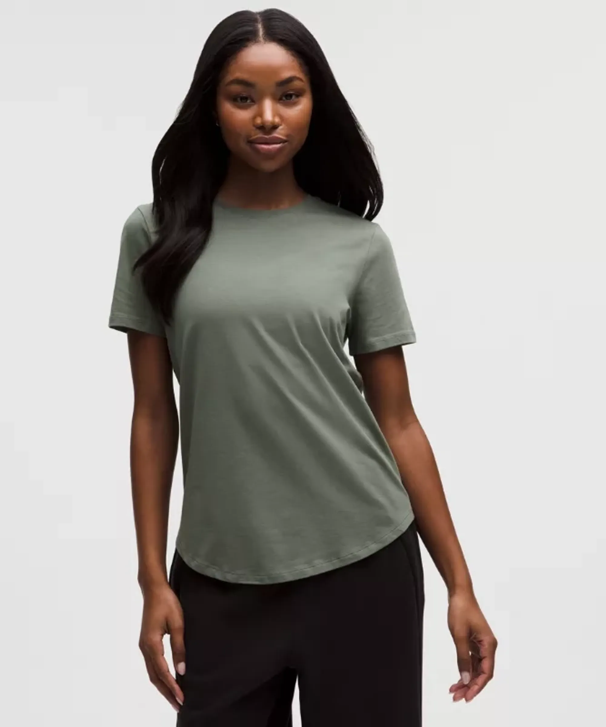 lululemon – Women's Love Crewneck T-Shirt – Color Green/Pastel – Size 10