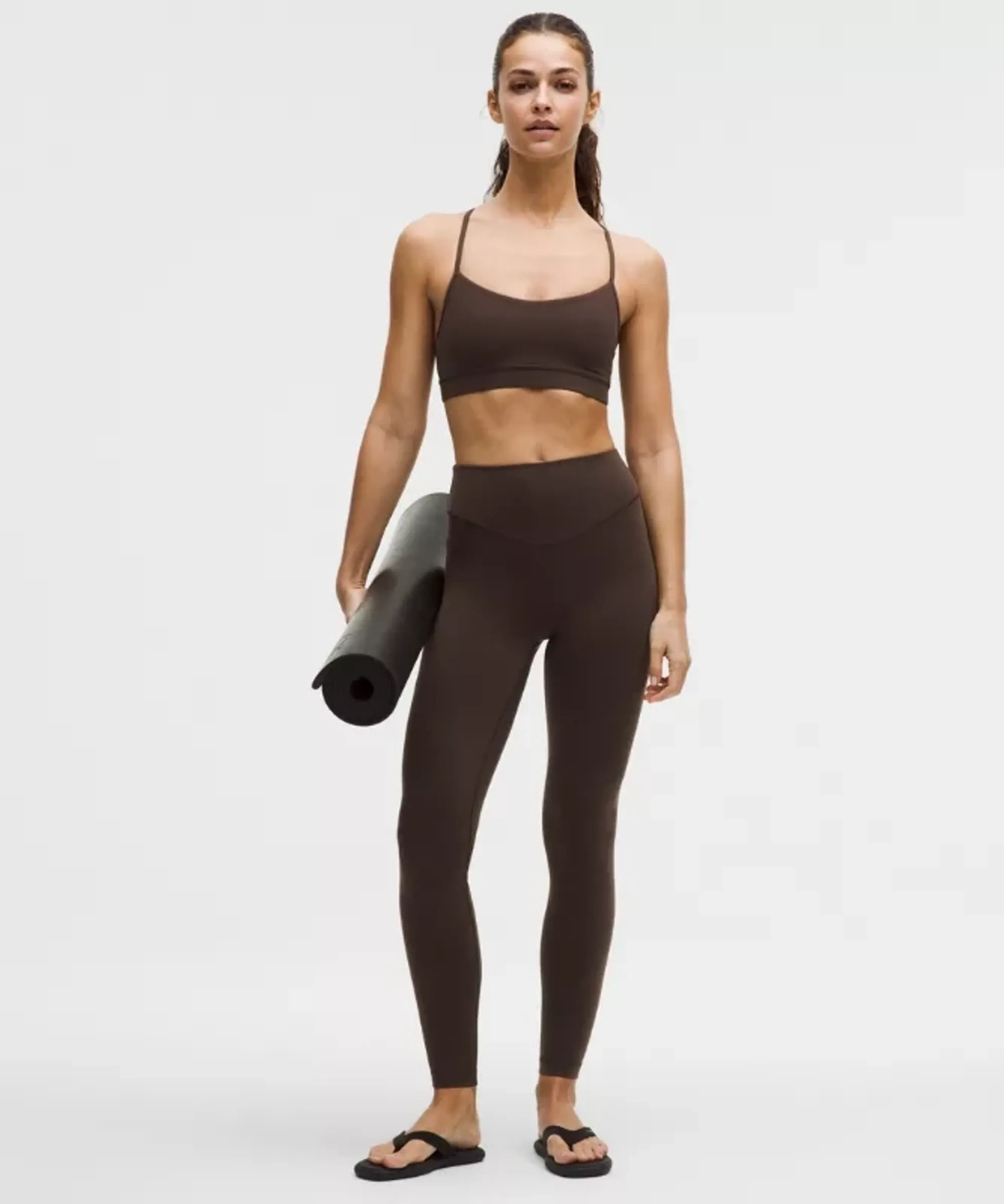 lululemon – Women's Wunder Under SmoothCover High-Rise Tight Leggings – 28" – Color Brown – Size 0