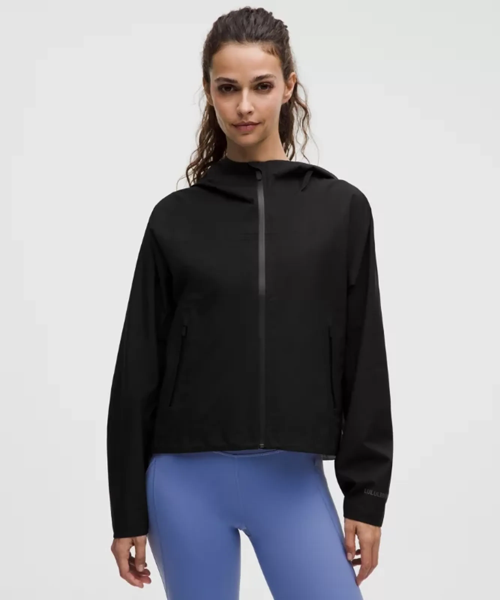 lululemon – Women's Lightweight Waterproof Running Jacket – Color Black – Size 2XS