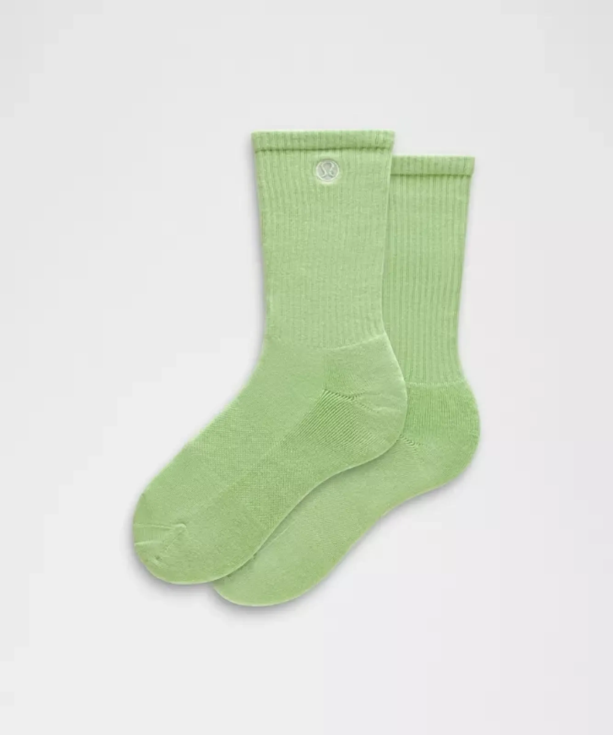 lululemon – Daily Essential Crew Socks – Color Green – Size Large