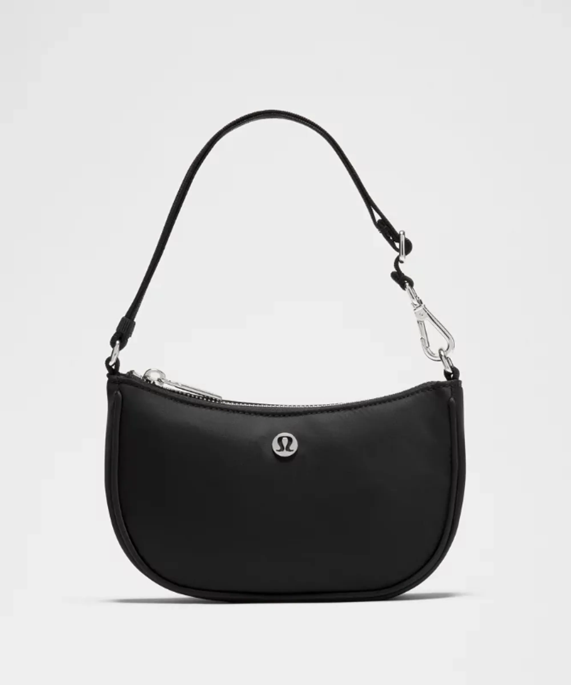 lululemon – City Essentials Mini Shoulder Bag 1L – Color Black/Silver