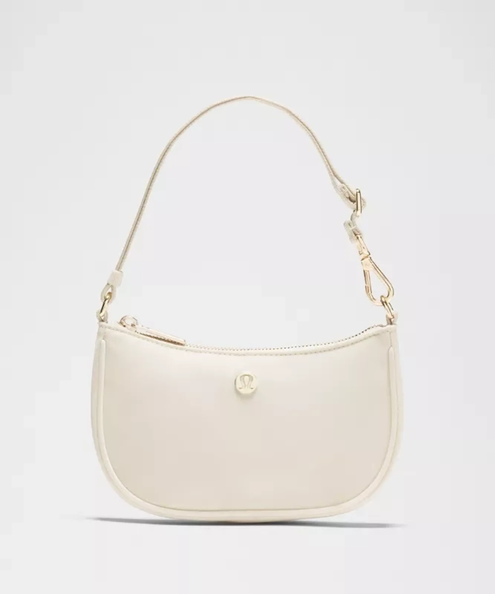 lululemon – City Essentials Mini Shoulder Bag 1L – Color Gold/White