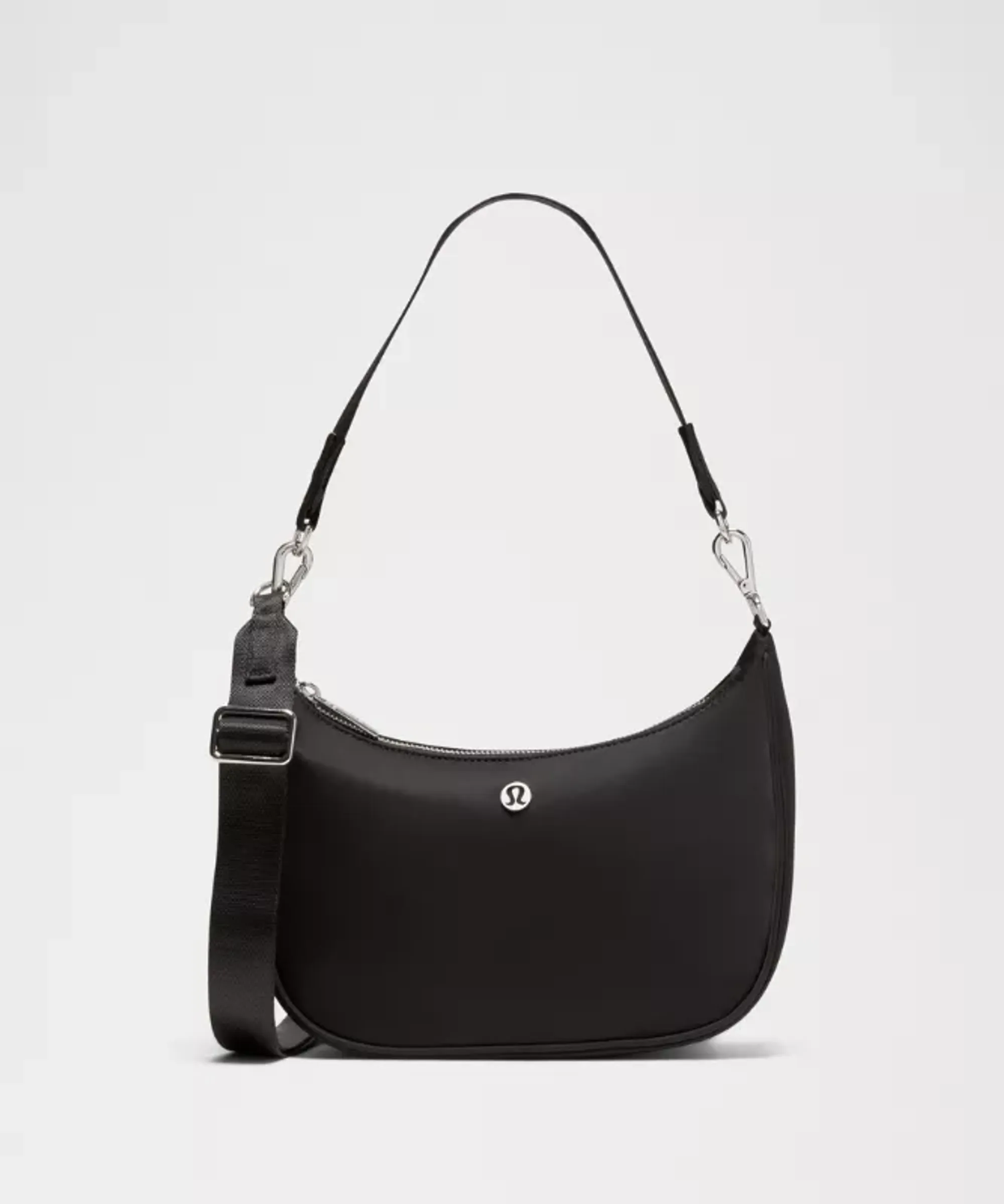 lululemon – City Essentials Small Shoulder Bag 3L – Color Black/Silver