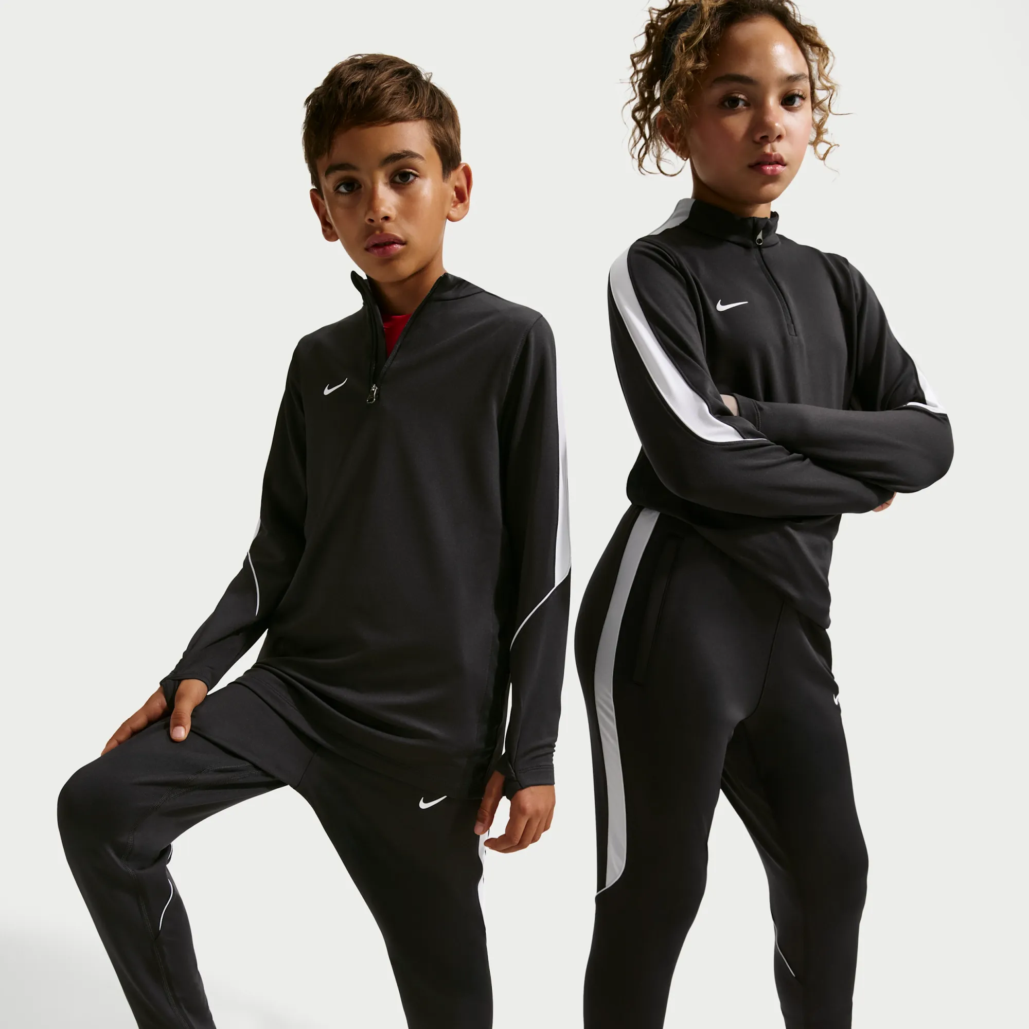 Nike Strike Big Kids' Dri-FIT Football Pants - Black - Polyester/Elastane