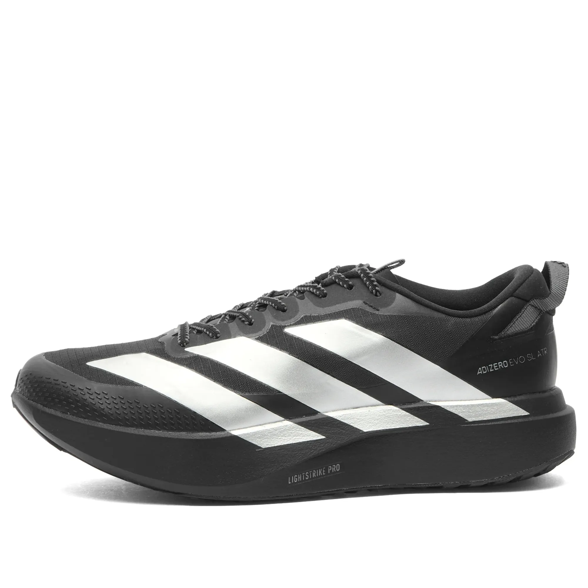 Adidas Men's Adizero Evo Sl Atr Sneaker Core Black/Silver Met./Grey Five