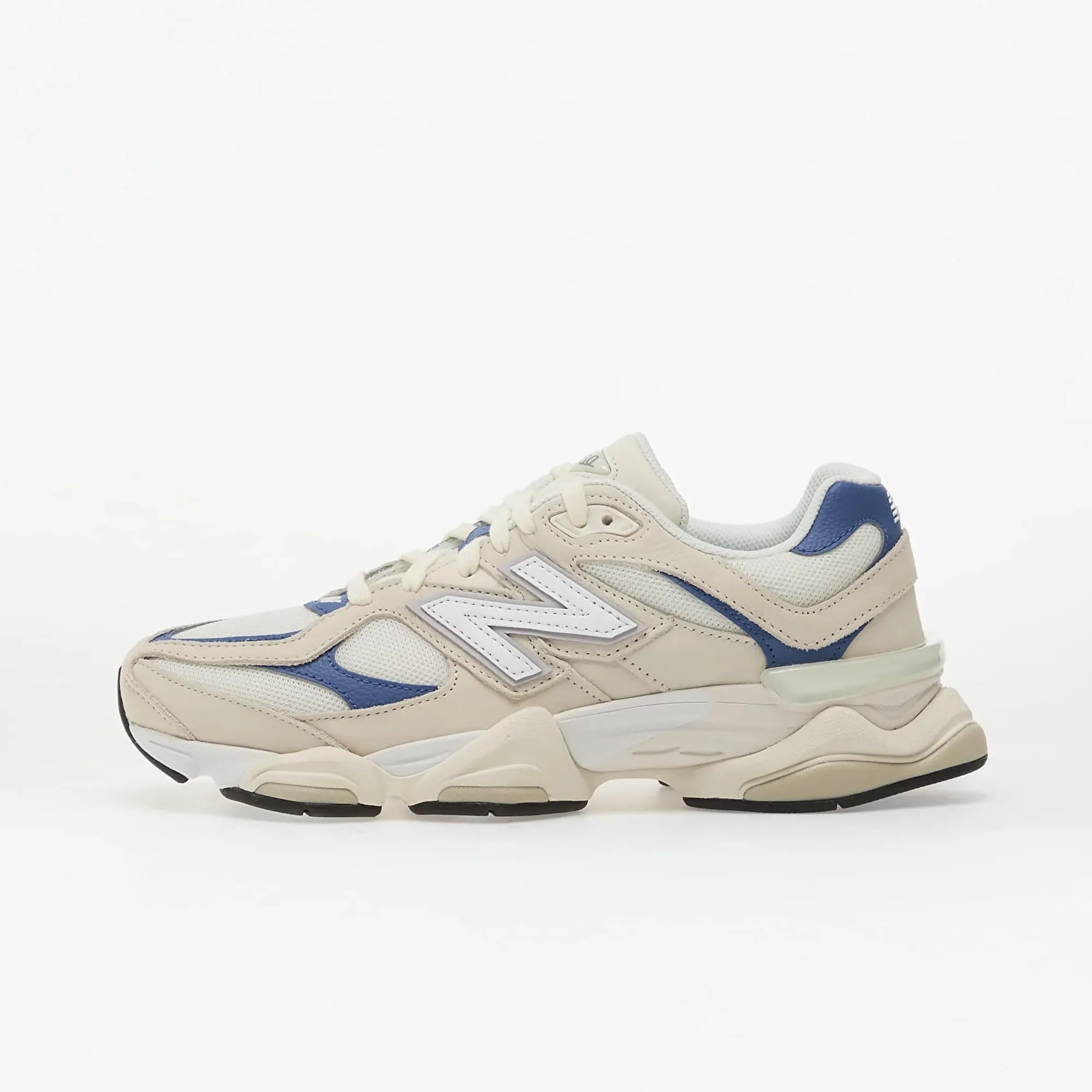 New Balance Unisex 9060 in White/Blue Suede/Mesh