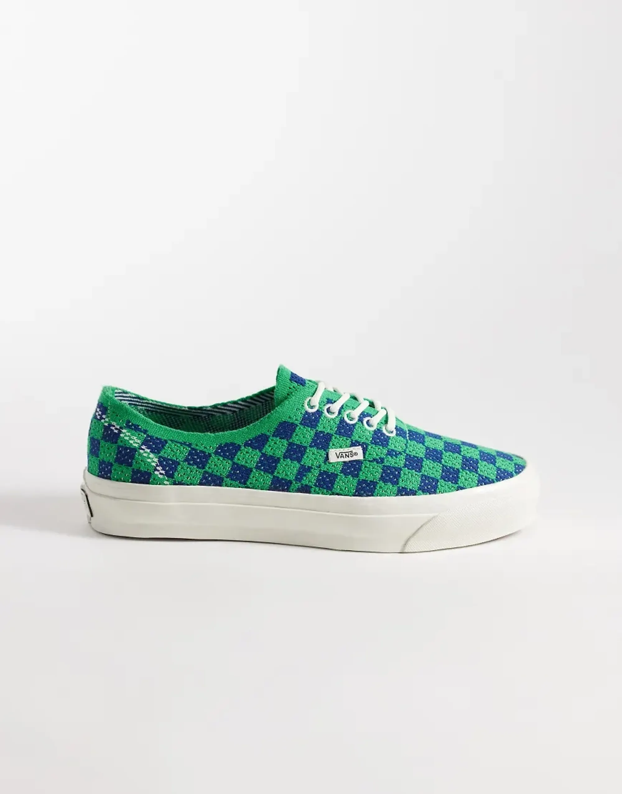 Vans - Premium Authentic Checkerboard Shoes, Man, Green