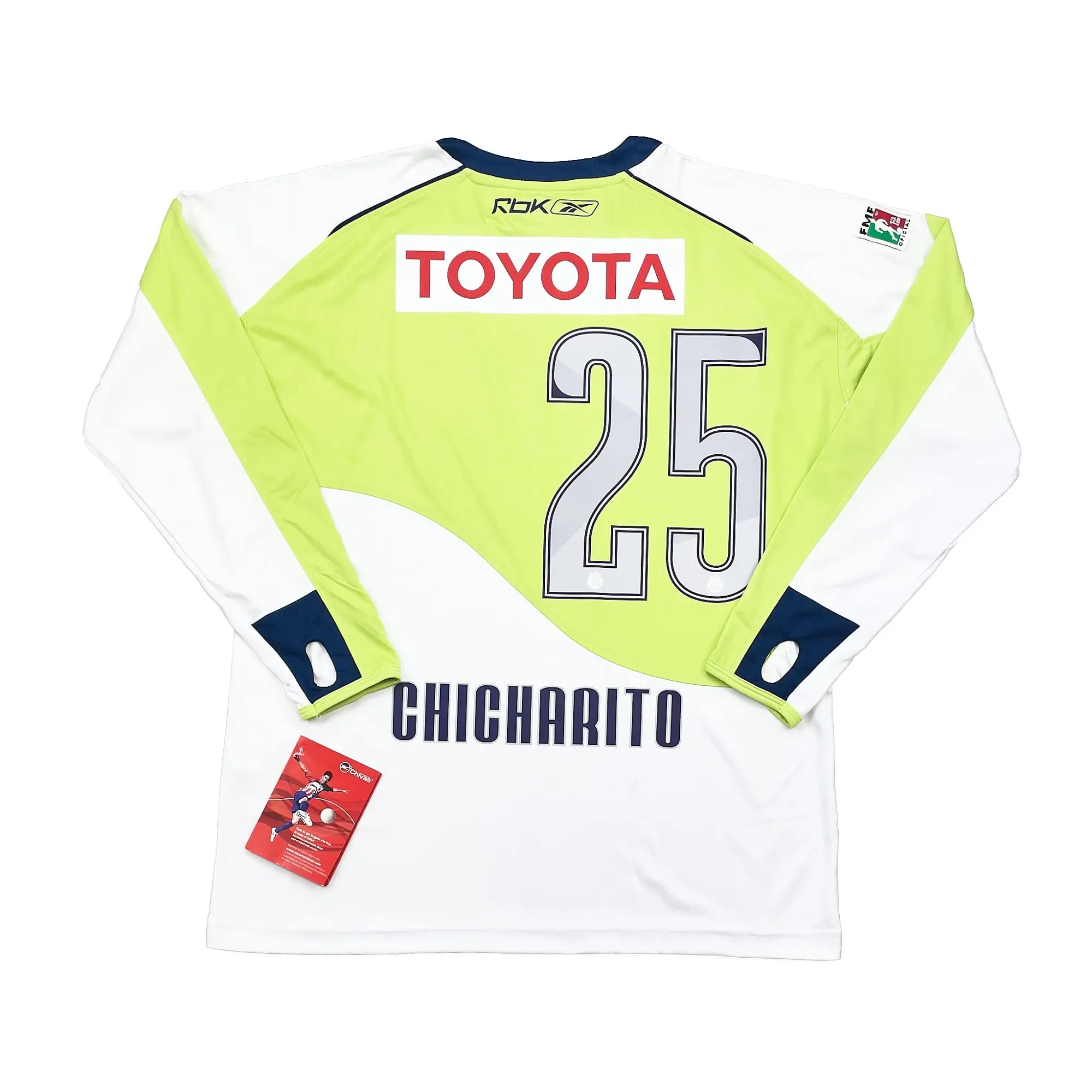 2007/08 Chivas Guadalajara Chicharito #25 *BNWT* L/S Away Shirt (M) Reebok | Cult Kits