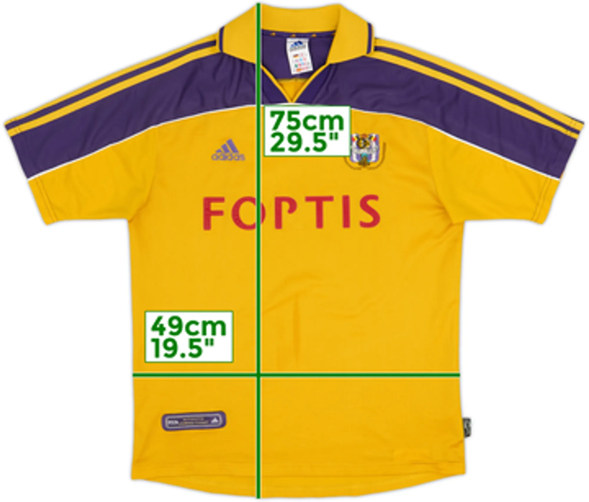 2000-01 Anderlecht Away Shirt - 5/10 - (S)