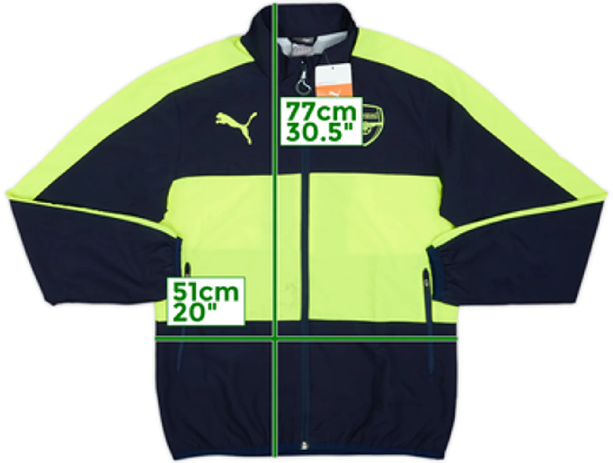 2016-17 Arsenal Puma Track Jacket (Women's M)