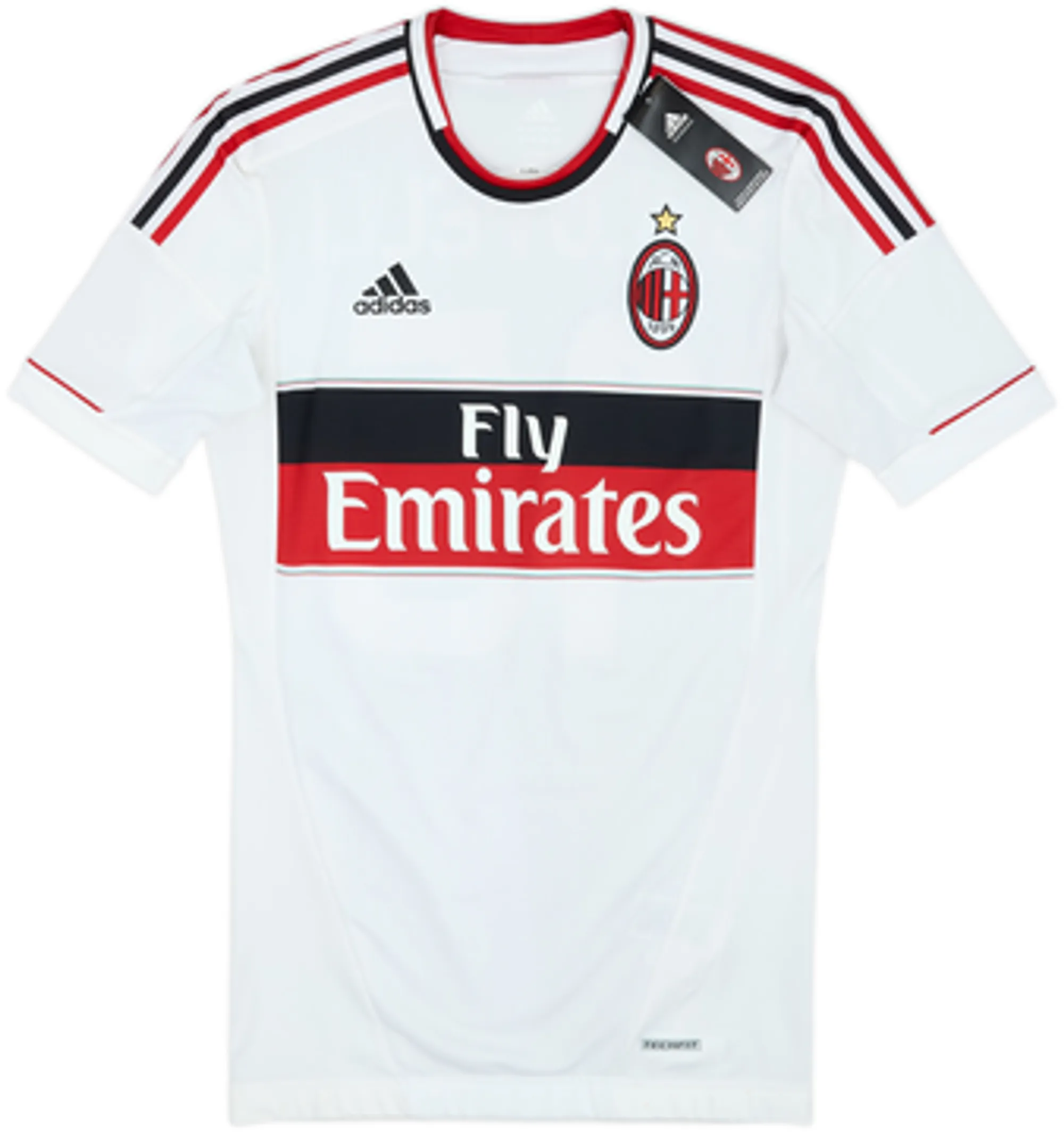 2012-13 AC Milan Player Issue TechFit Away Shirt Balotelli #45 (M/L)