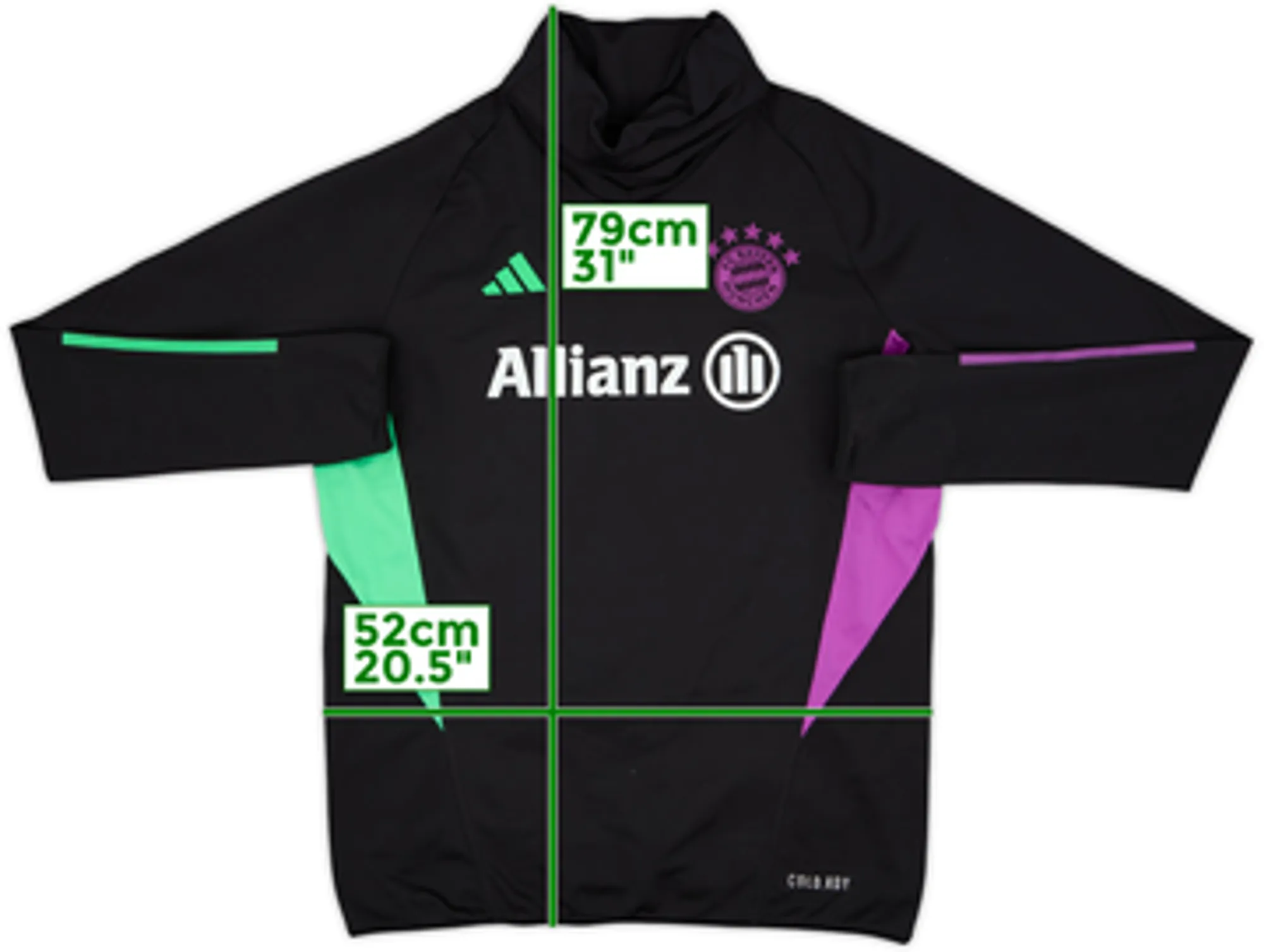 2023-24 Bayern Munich adidas Drill Top - 10/10 - (L)