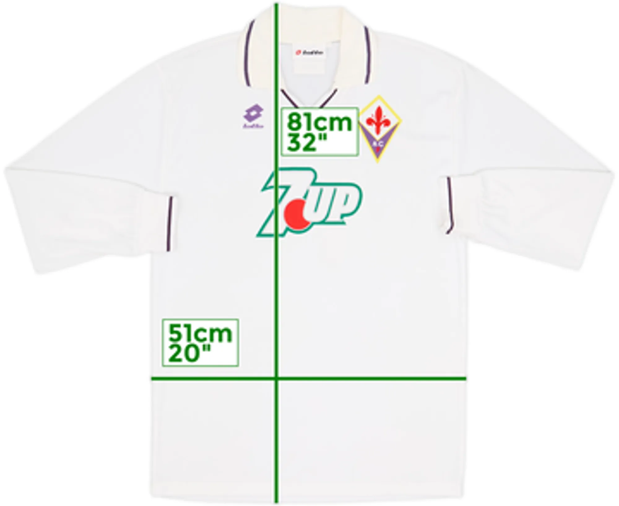 1992-93 Fiorentina Third L/S Shirt - 6/10 - (M)