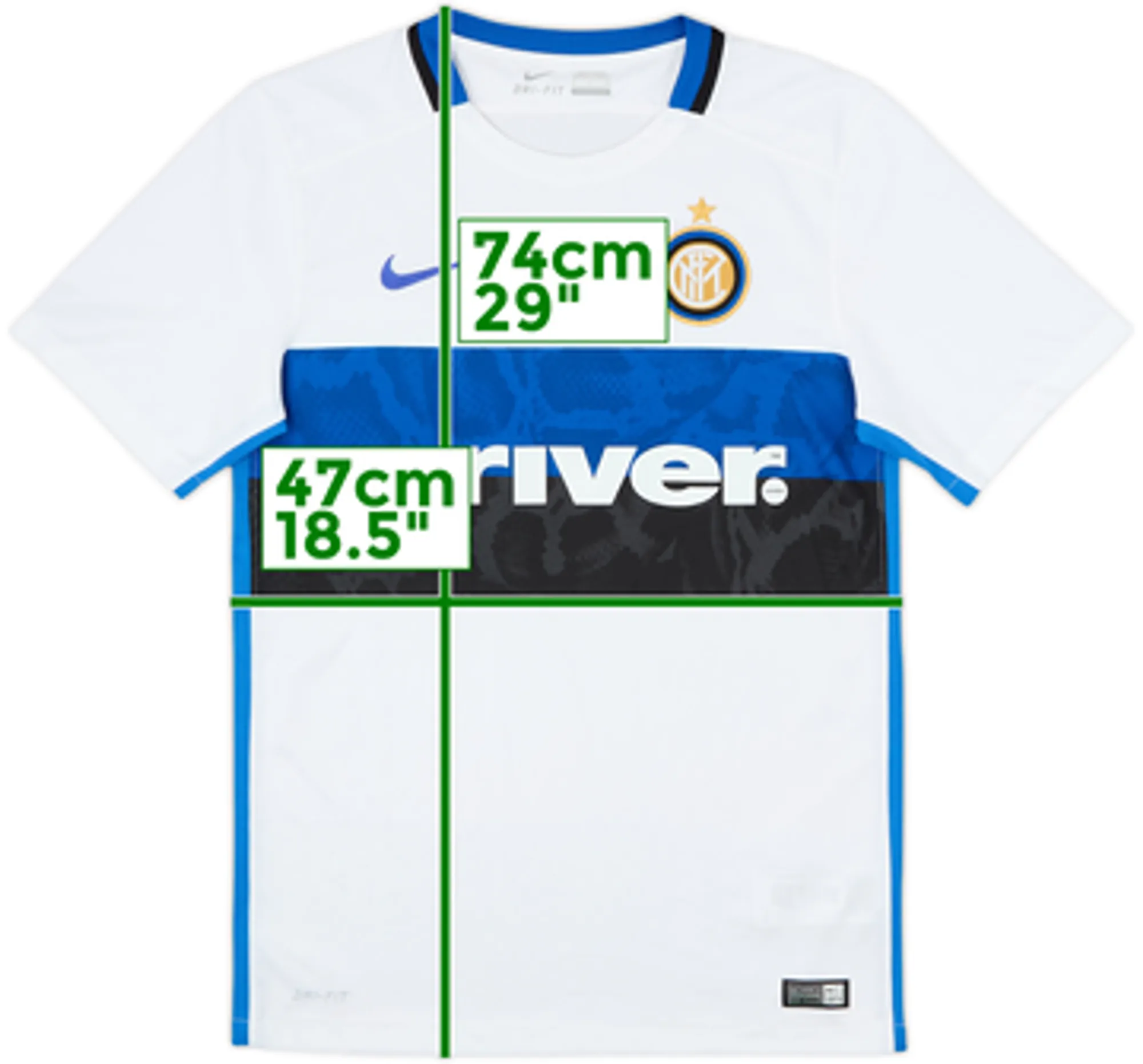 2015-16 Inter Milan Away Shirt - 8/10 - (S)
