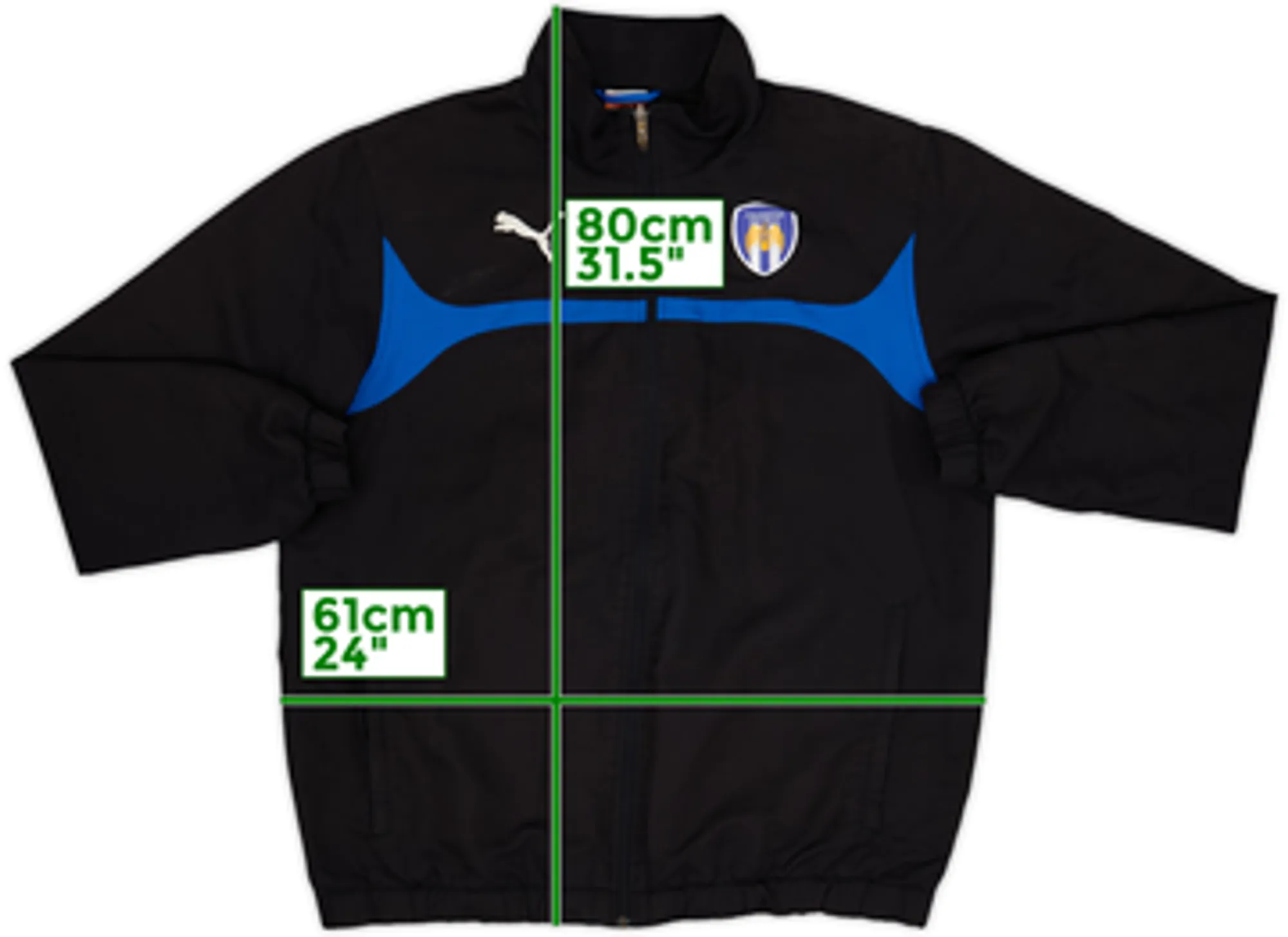 2014-15 Colchester United Puma Track Jacket - 5/10 - (L)