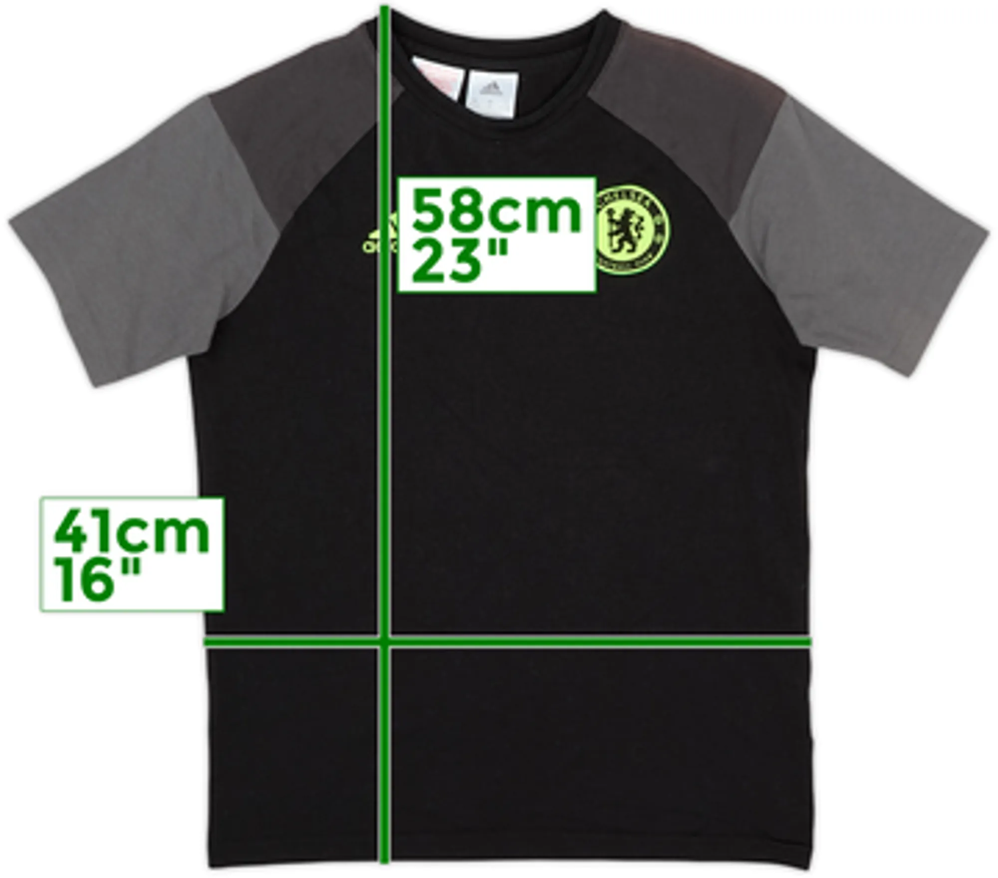 2016-17 Chelsea adidas Cotton Tee - 9/10 - (M.Boys)