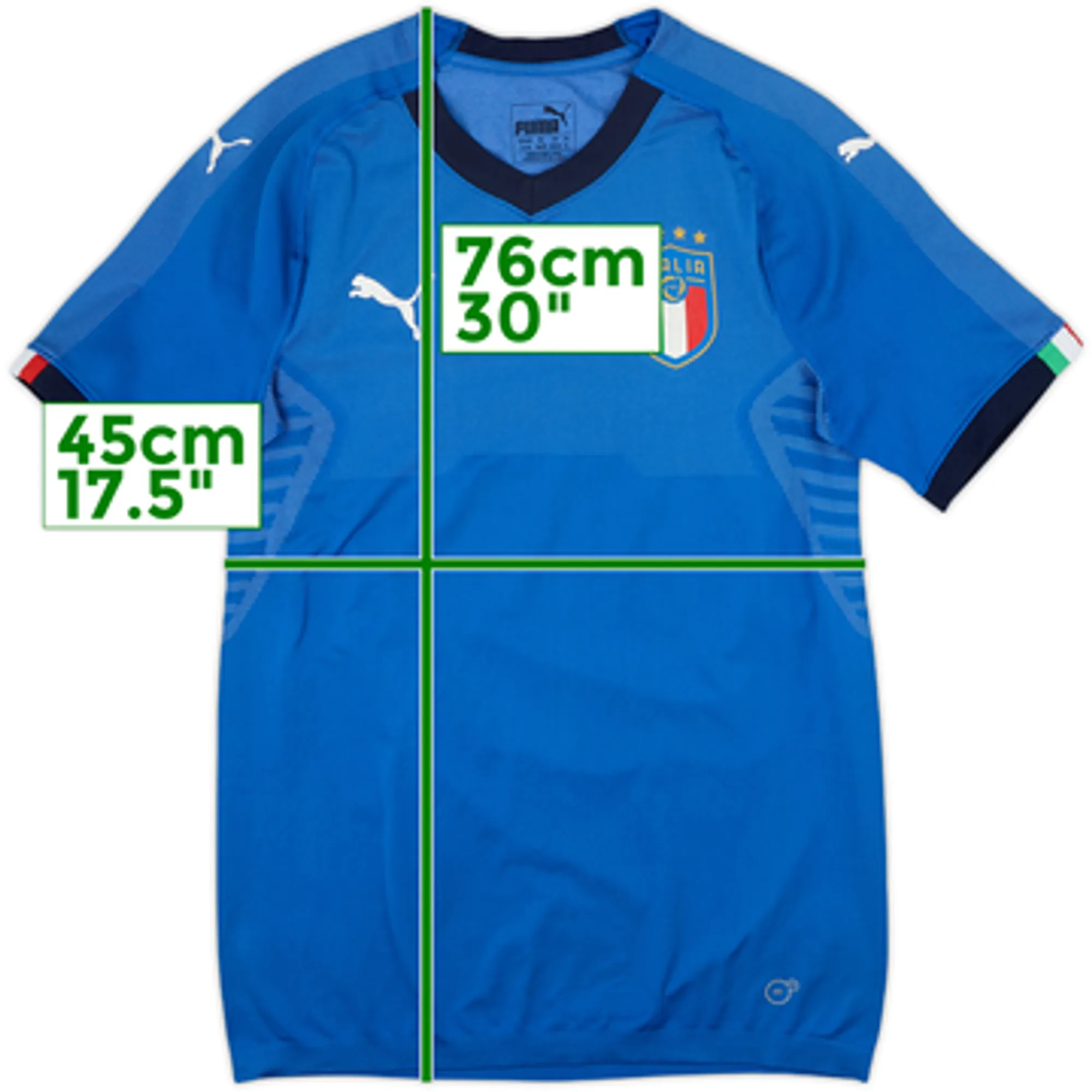 2018-19 Italy Authentic Home Shirt - 6/10 - (L)