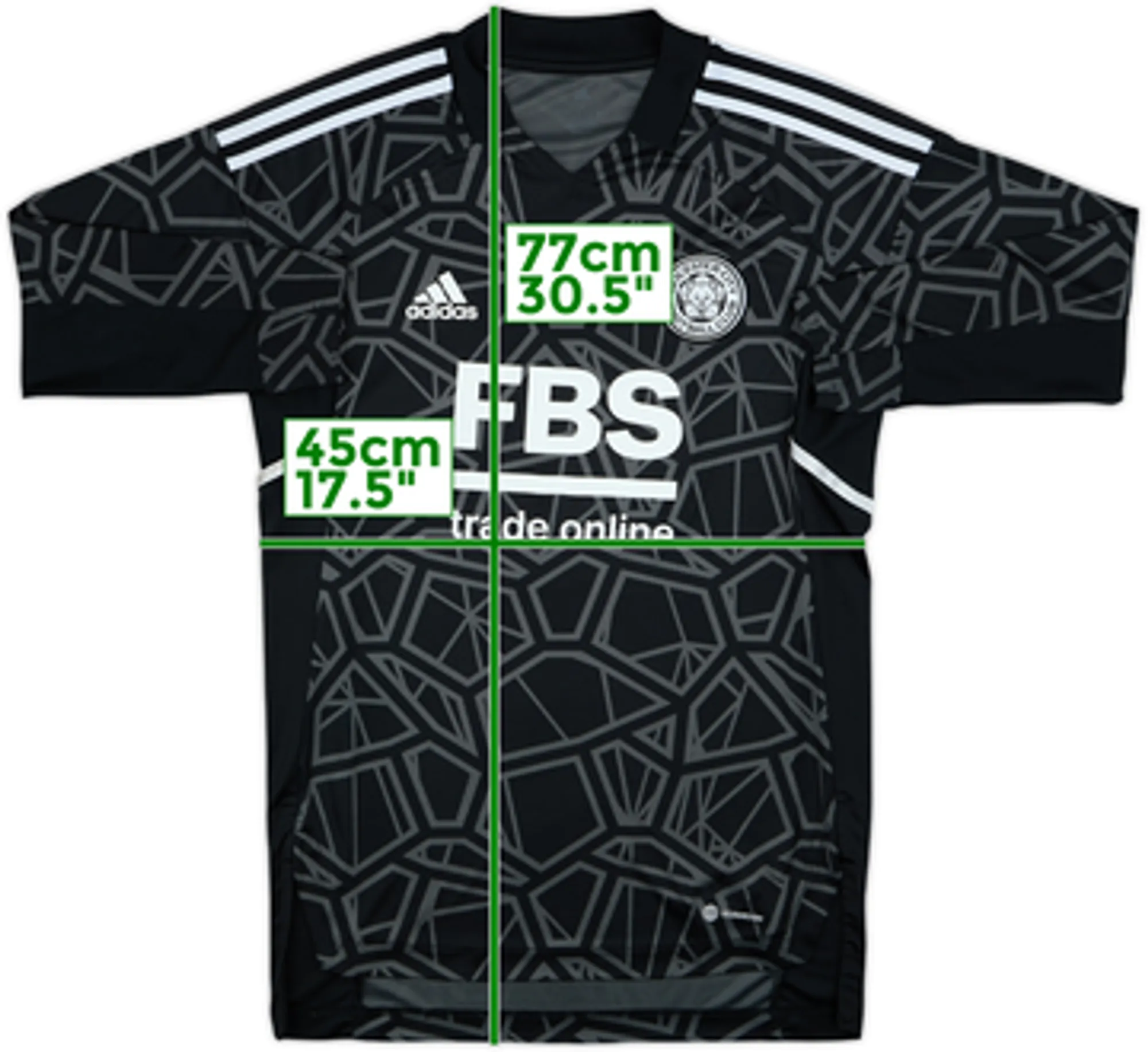 2022-23 Leicester GK Shirt - 9/10 - (S)