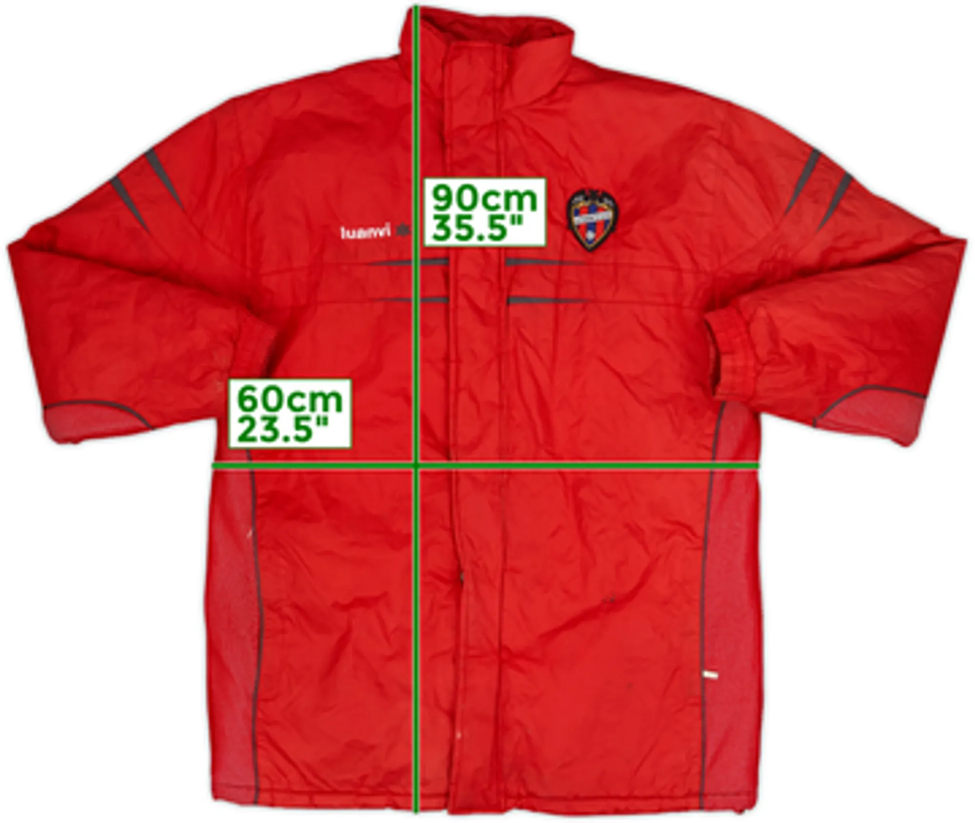 2011-12 Levante Luanvi Padded Bench Coat - 7/10 - (M)