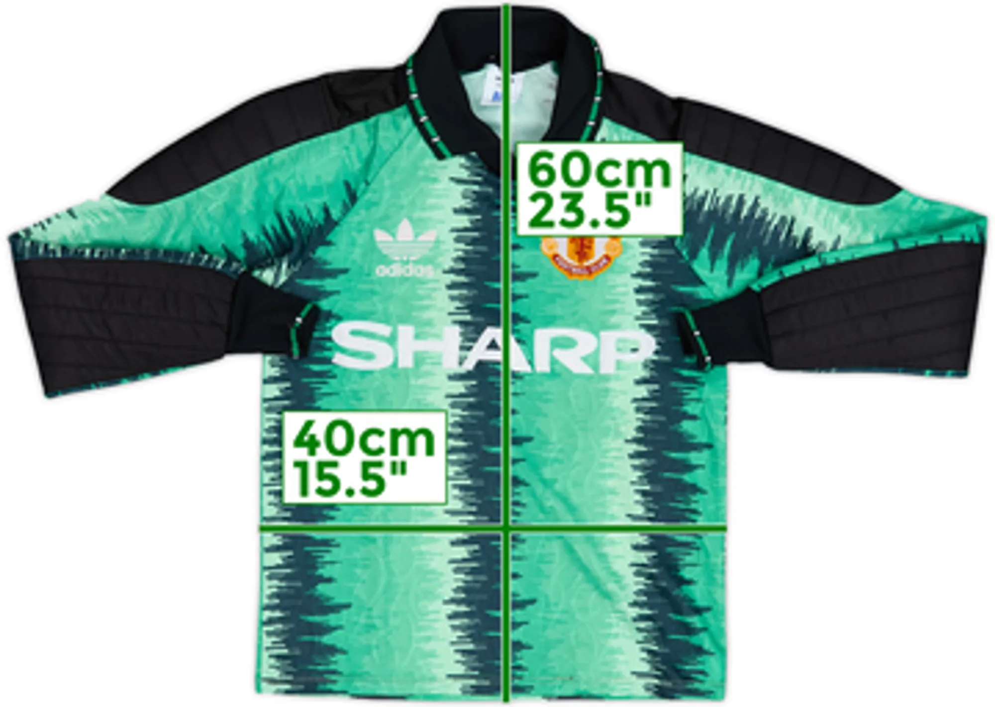 1990-92 Manchester United GK Shirt - 8/10 - (L.Boys)