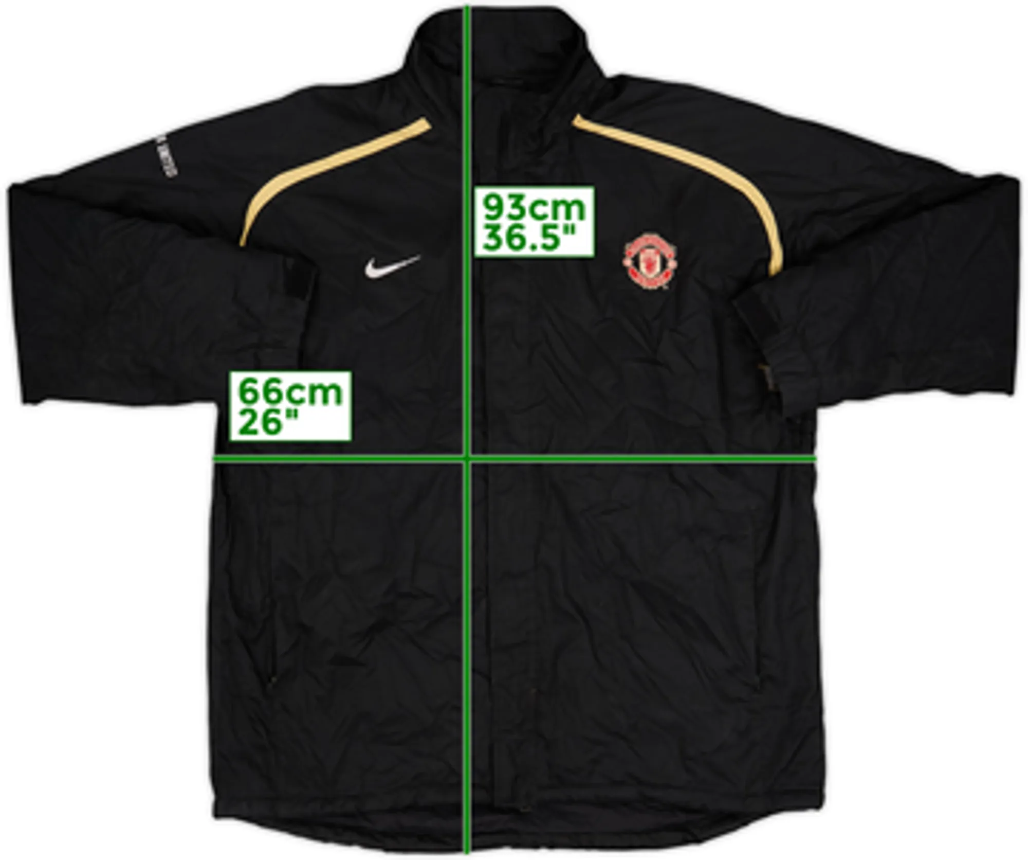 2006-07 Manchester United Nike Padded Bench Coat - 5/10 - (XL)