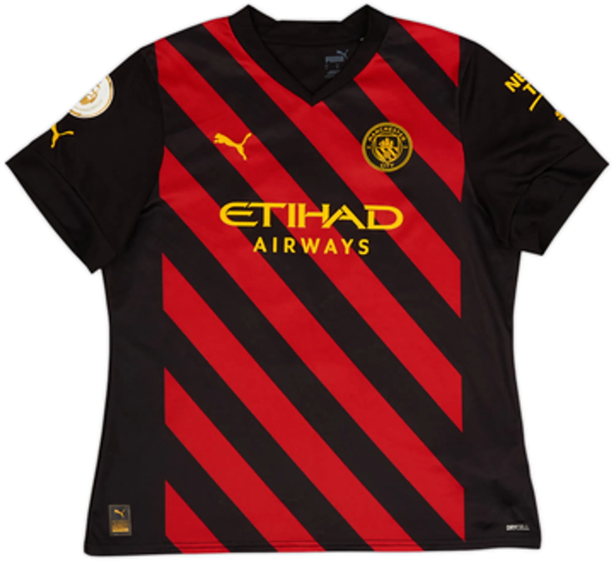 2022-23 Manchester City Away Shirt Haaland #9 - 10/10 - (Women's L)