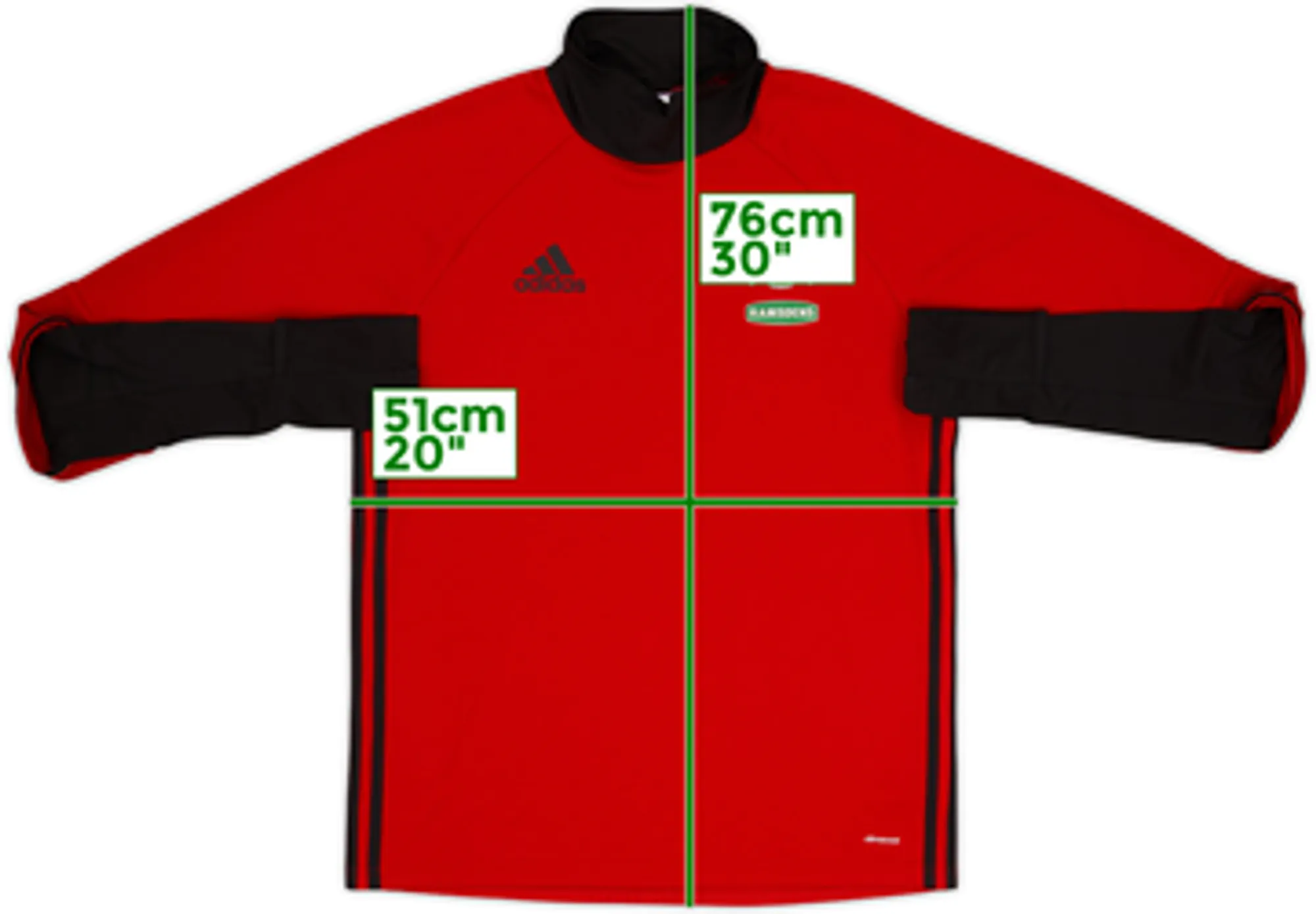 2016-17 Middlesbrough adidas Drill Top - 9/10 - (M)