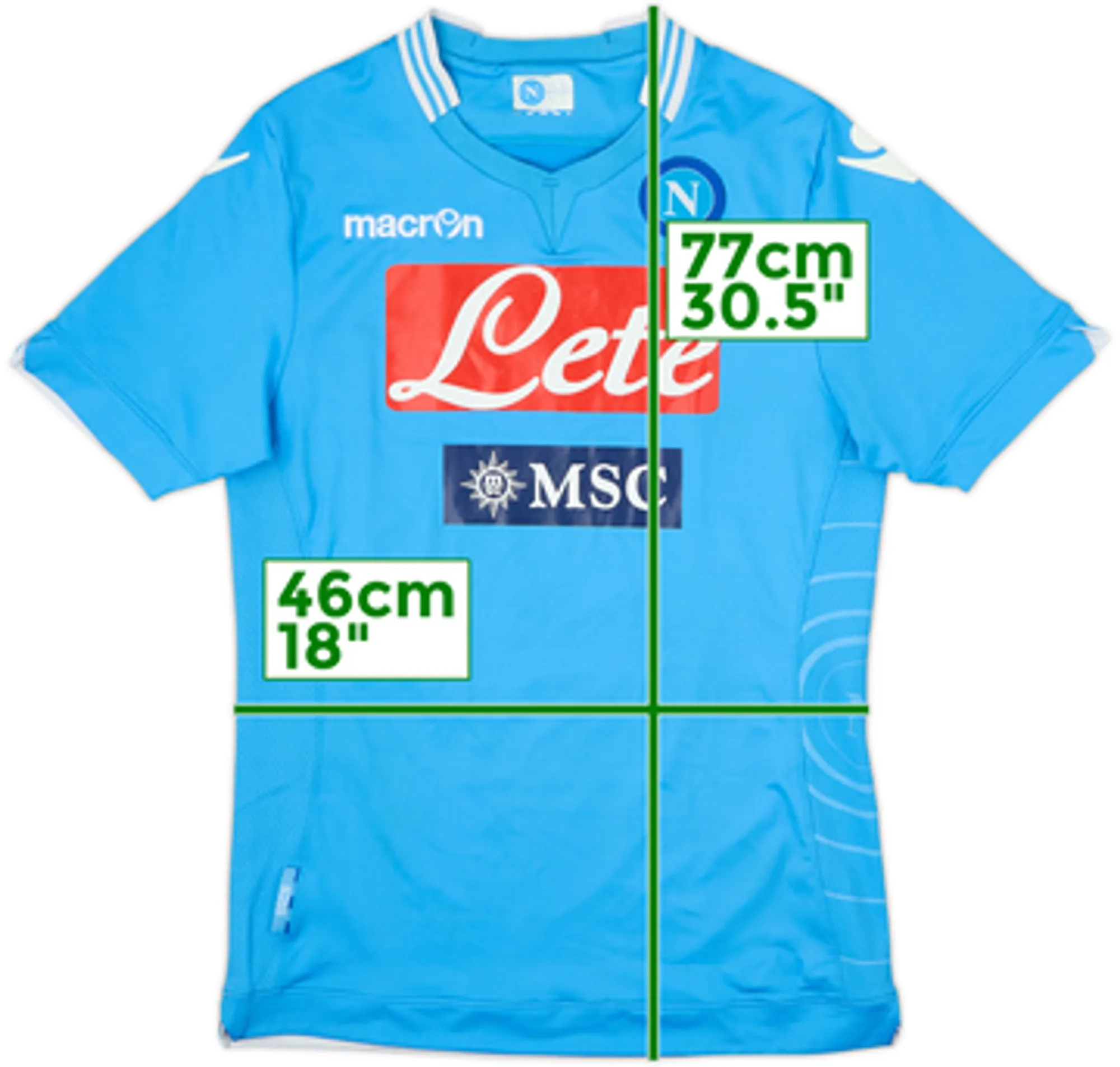 2013-14 Napoli Home Shirt - 7/10 - (XL)