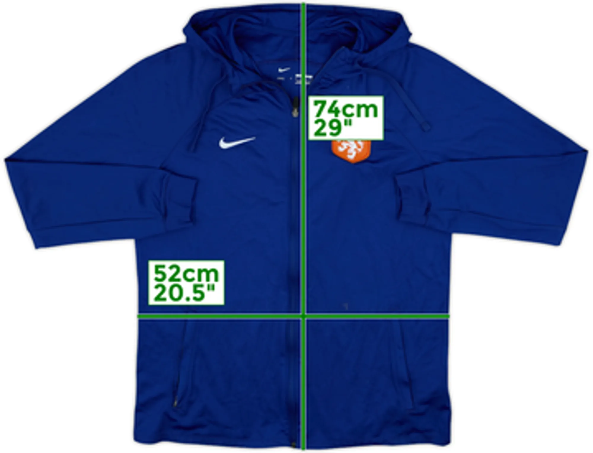 2022-23 Netherlands Nike Hooded Track Jacket - 6/10 - (L)
