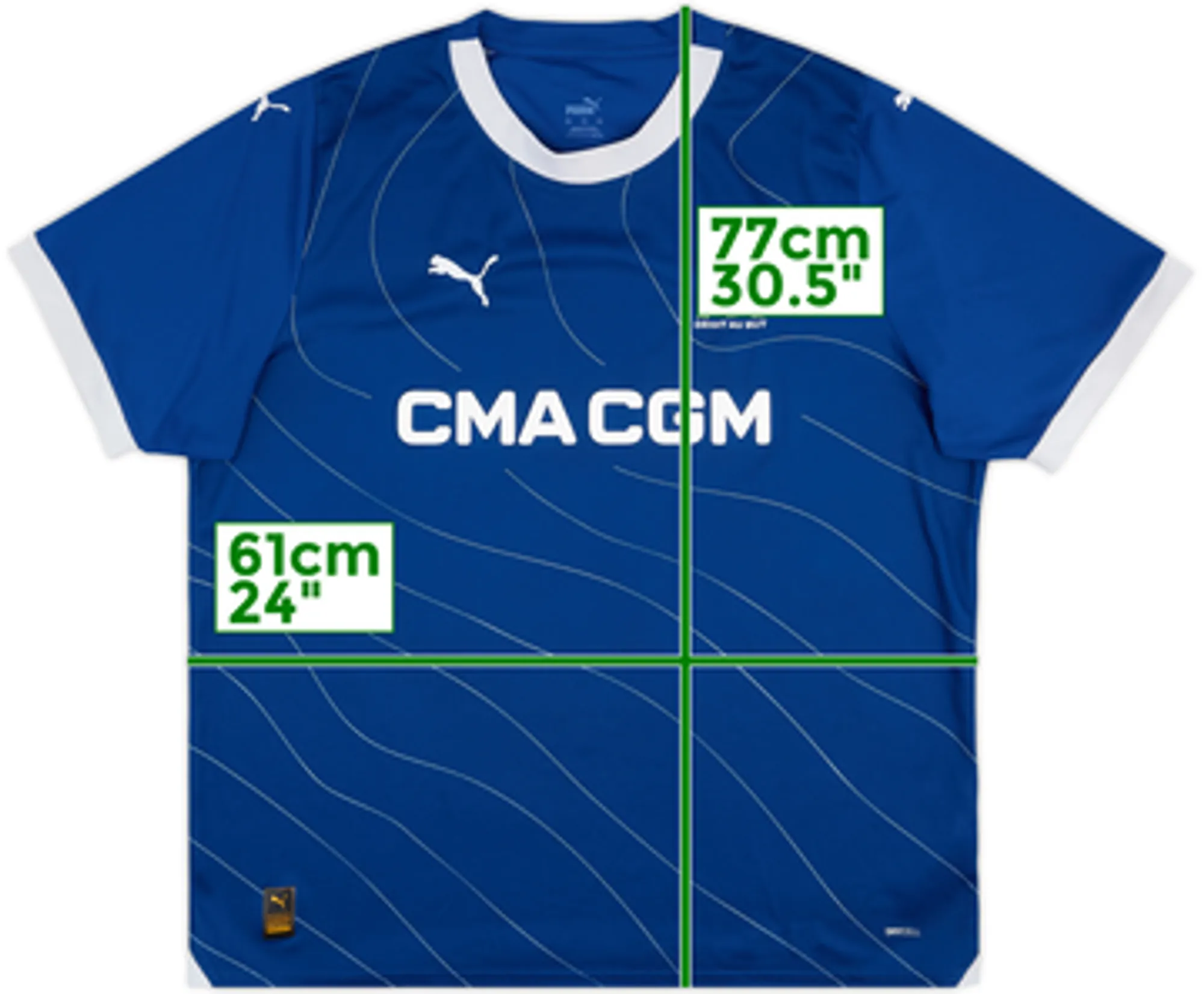 2023-24 Olympique Marseille Away Shirt - 6/10 - (XXL)