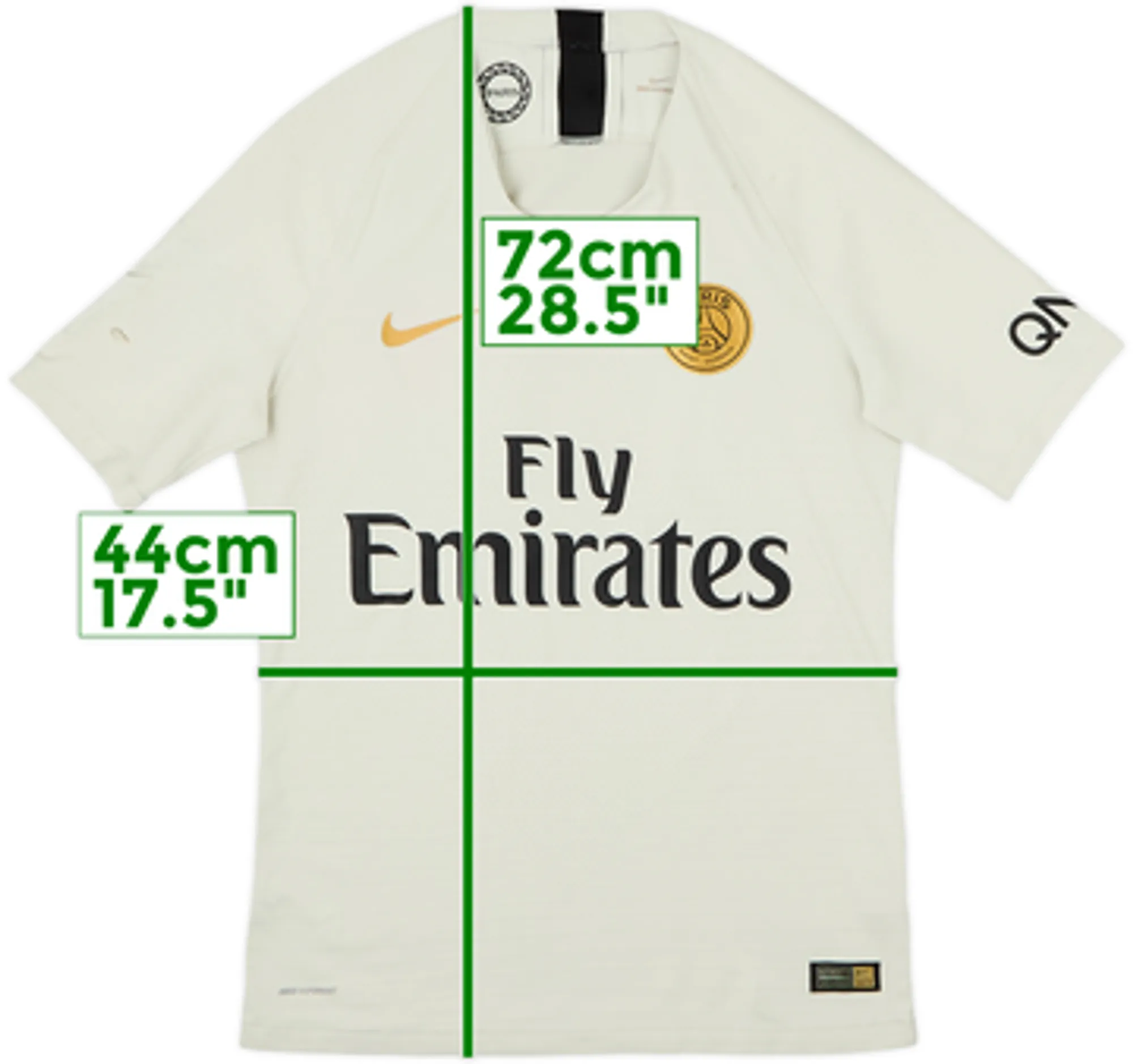 2018-19 Paris Saint-Germain Authentic Away Shirt - 6/10 - (S)