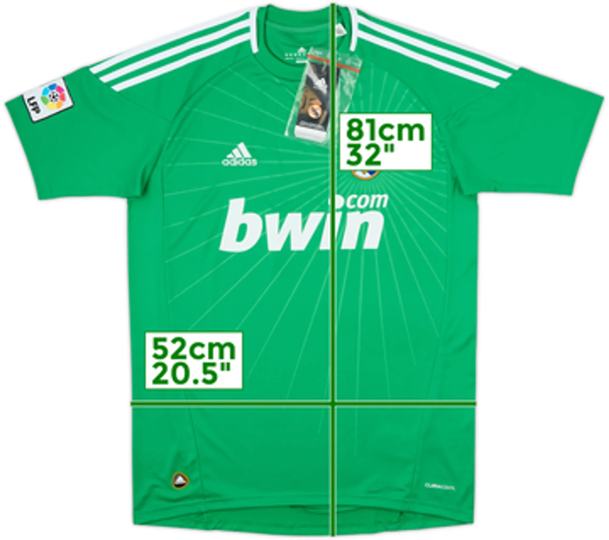 2010-11 Real Madrid GK Shirt (M)