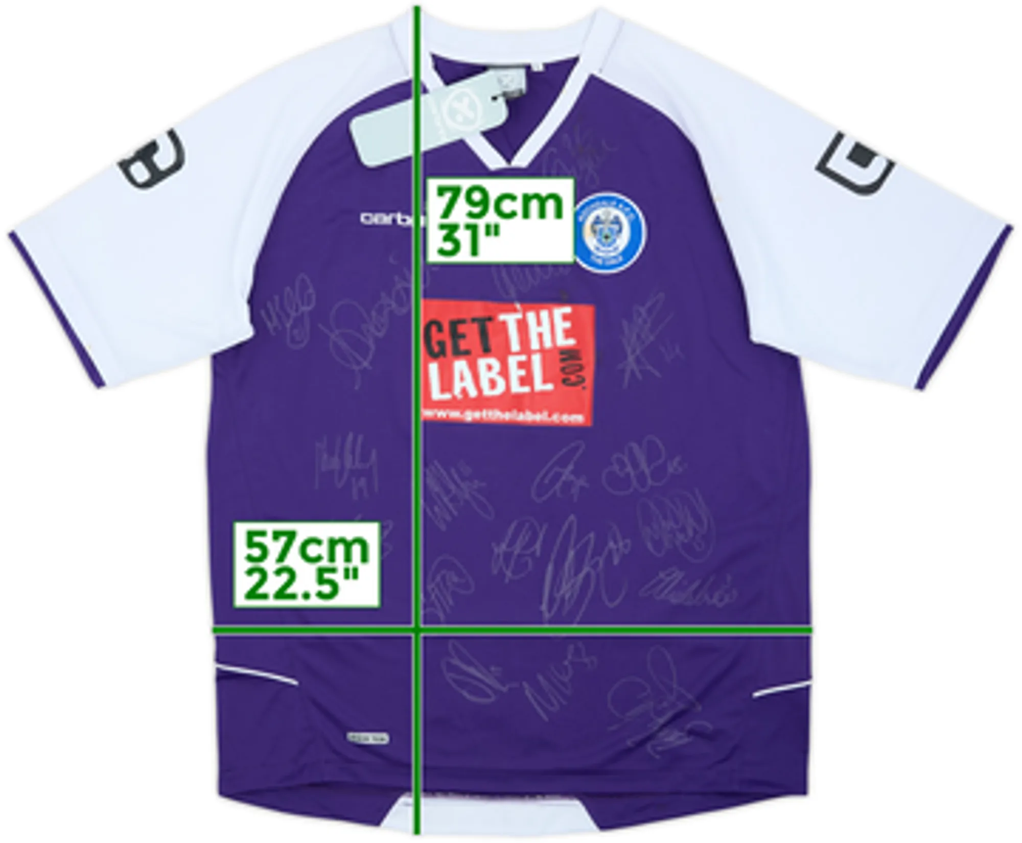 2010-11 Rochdale Squad Signed Away Shirt (L)