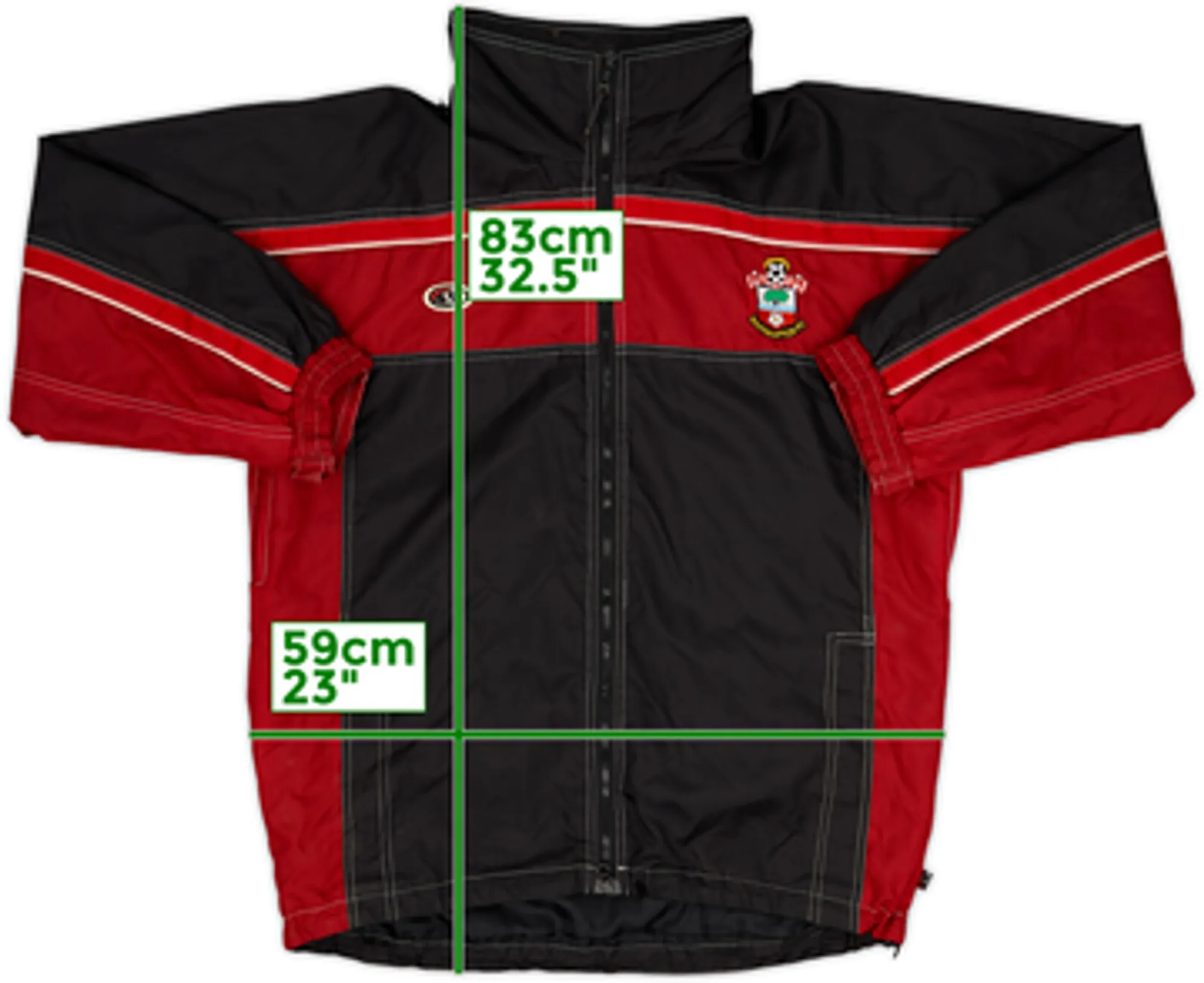 2003-04 Southampton Hooded Rain Jacket - 7/10 - (S)