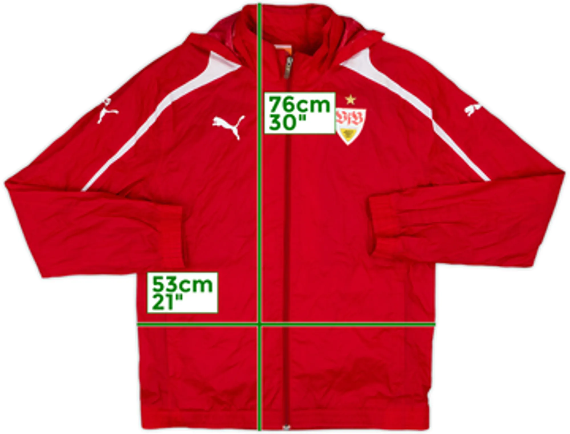 2010-11 Stuttgart Puma Rain Coat - 6/10 - (M)