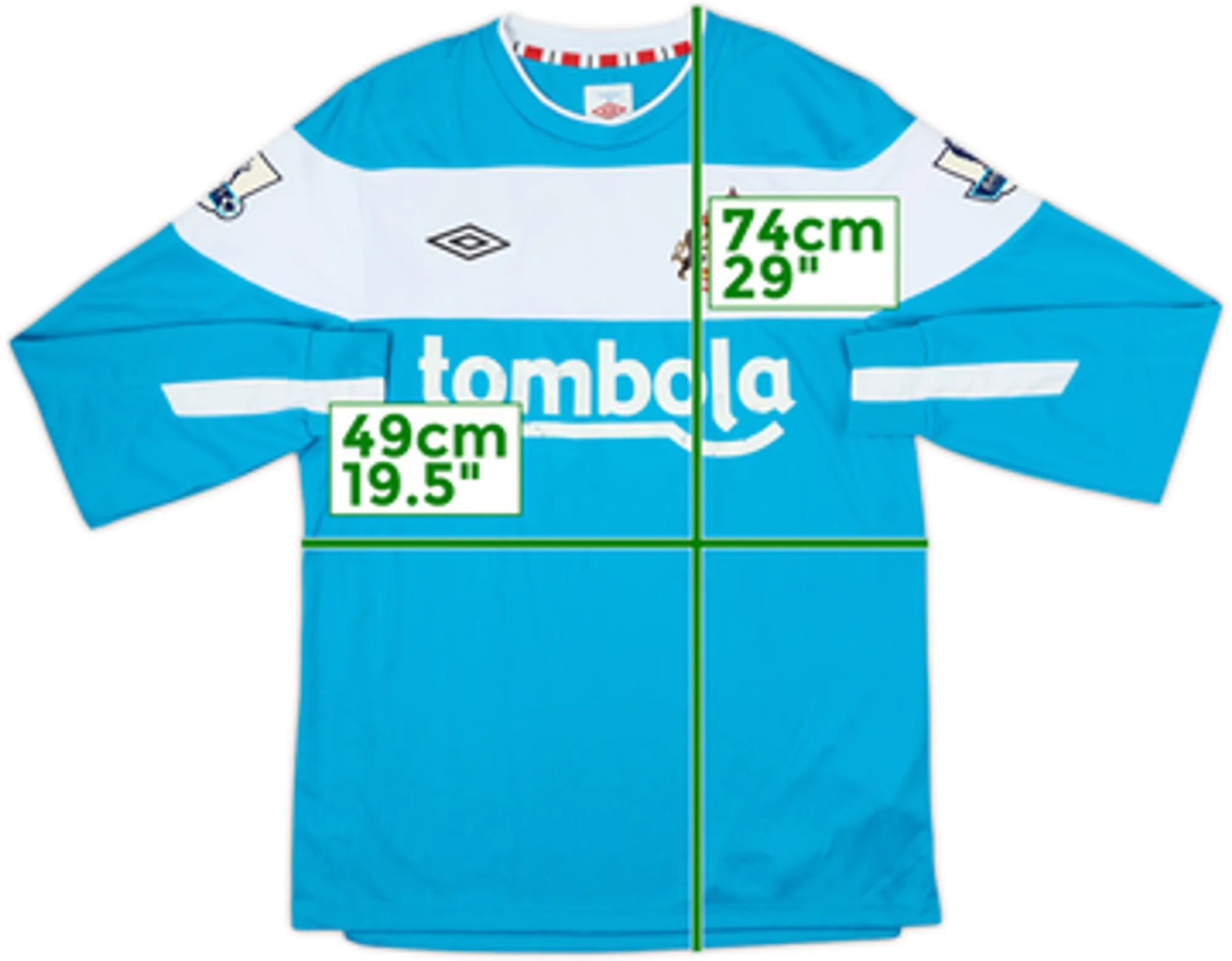 2011-12 Sunderland Away L/S Shirt - 5/10 - (S)