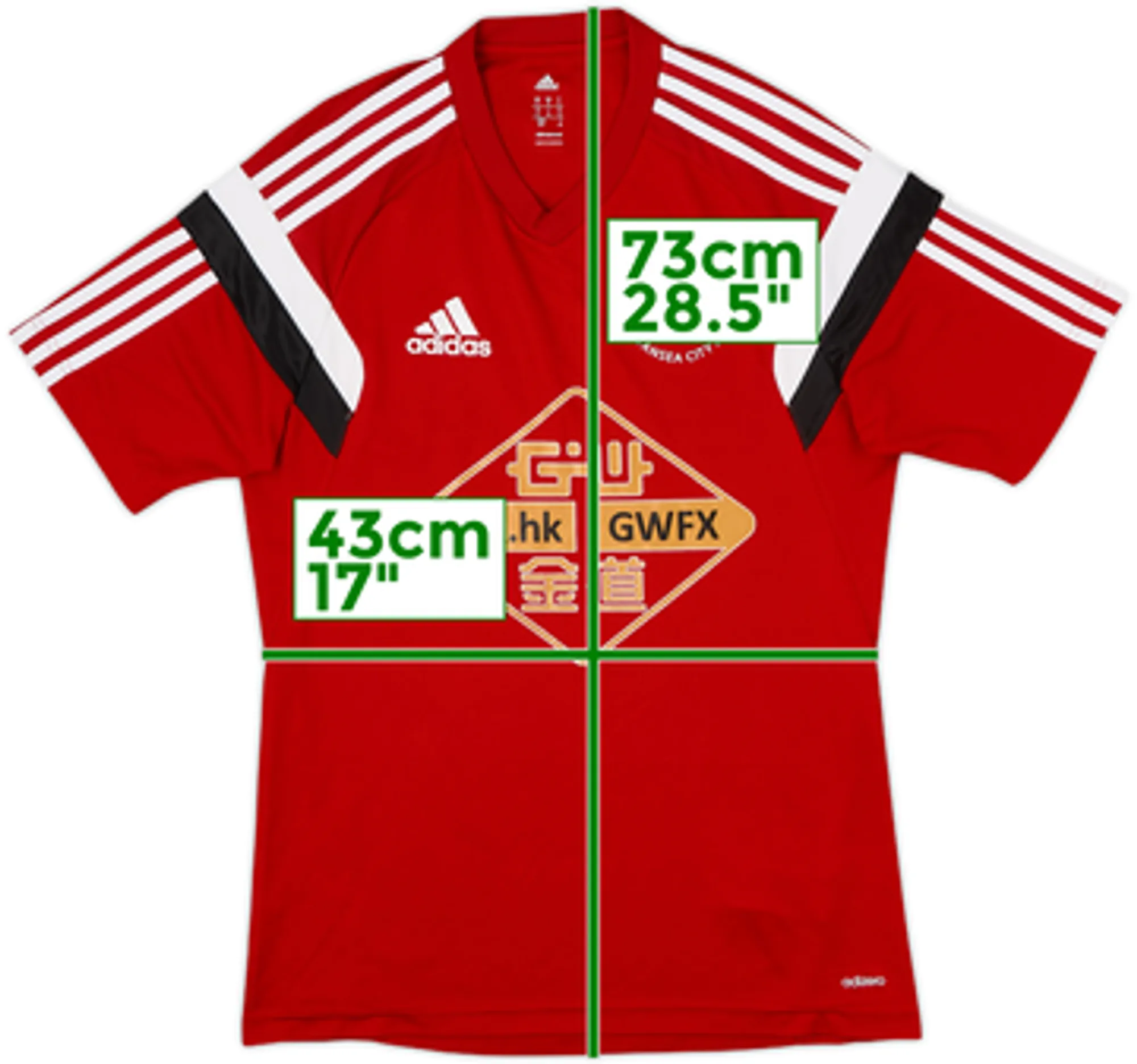 2014-15 Swansea adizero Training Shirt - 7/10 - (S)