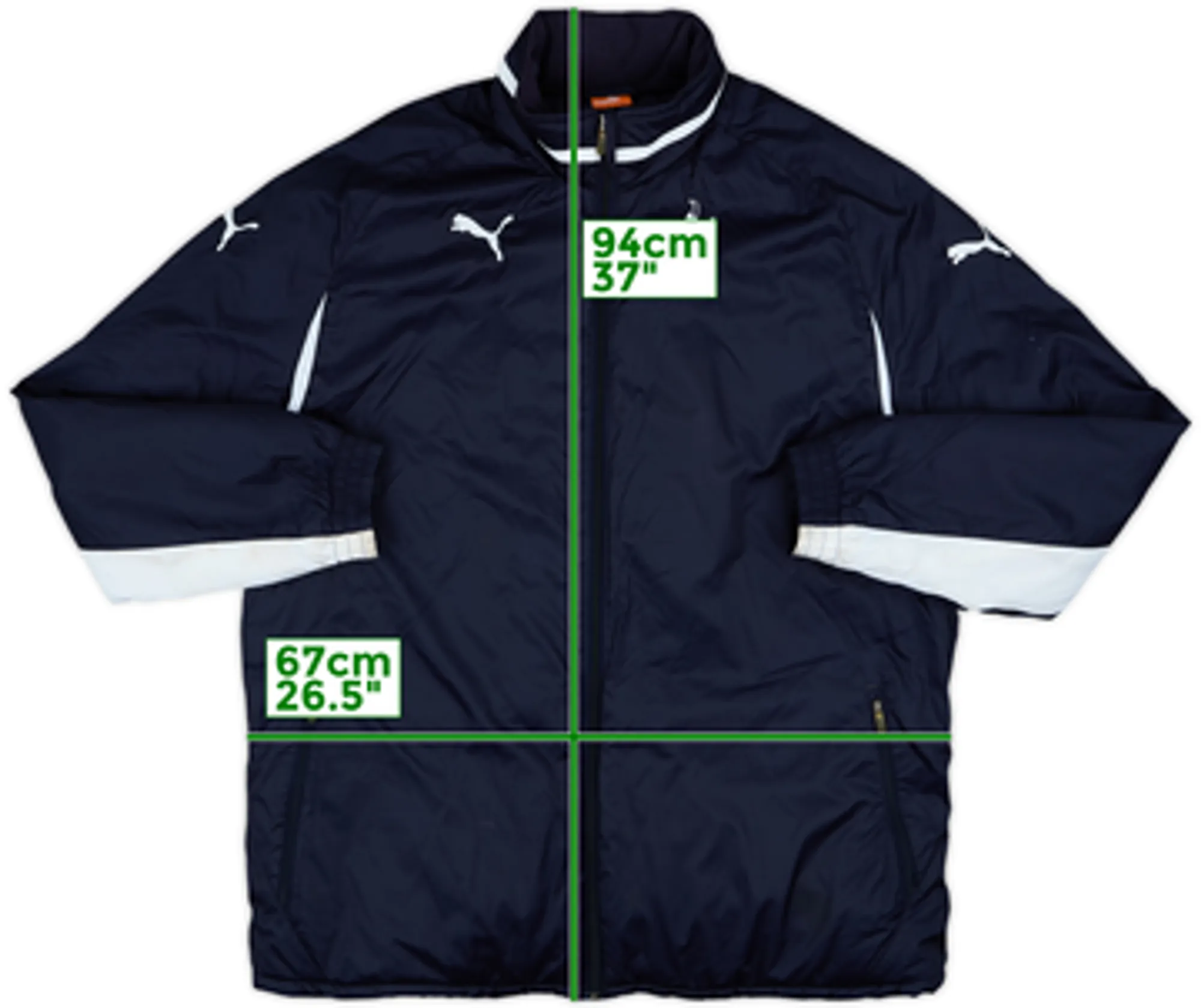 2011-12 Tottenham Puma Padded Bench Coat - 9/10 - (XL)