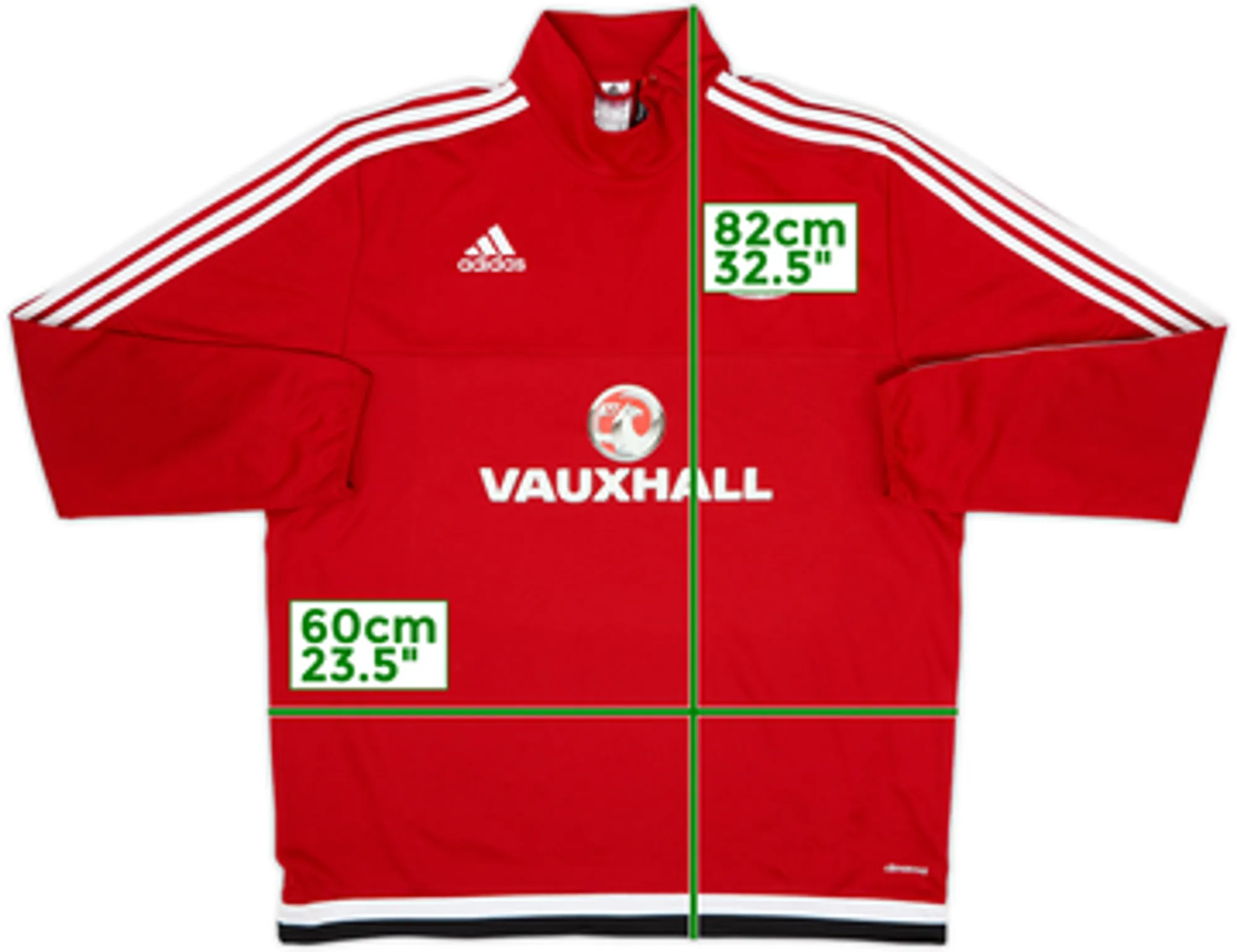 2016 Wales adidas 1/4 Zip Drill Top - 9/10 - (XL)