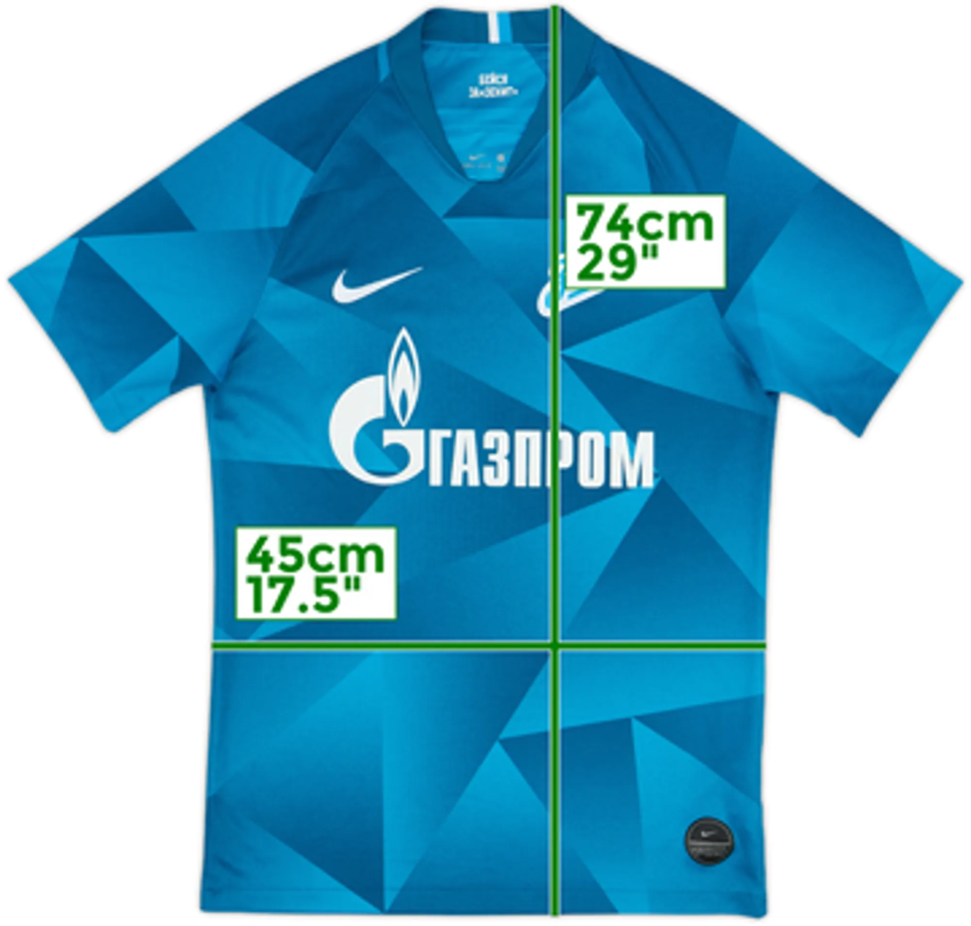 2018-19 Zenit St. Petersburg Away Shirt - 8/10 - (S)