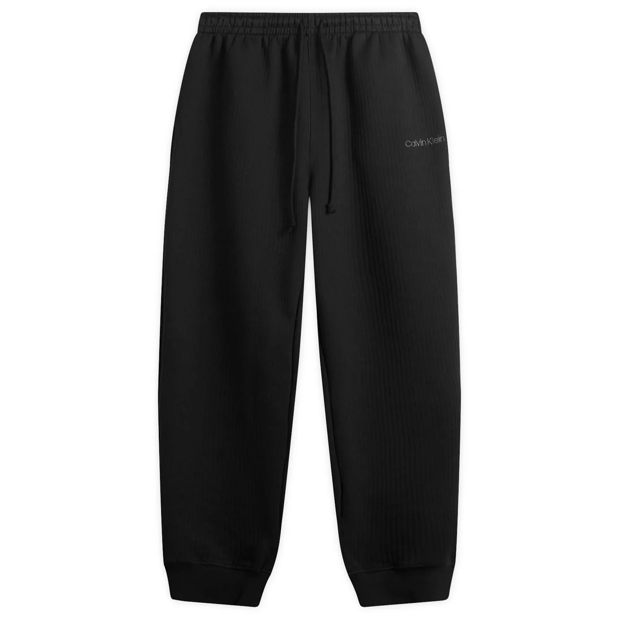 Calvin Klein Men's Modern Terry Quilted Jogger Black