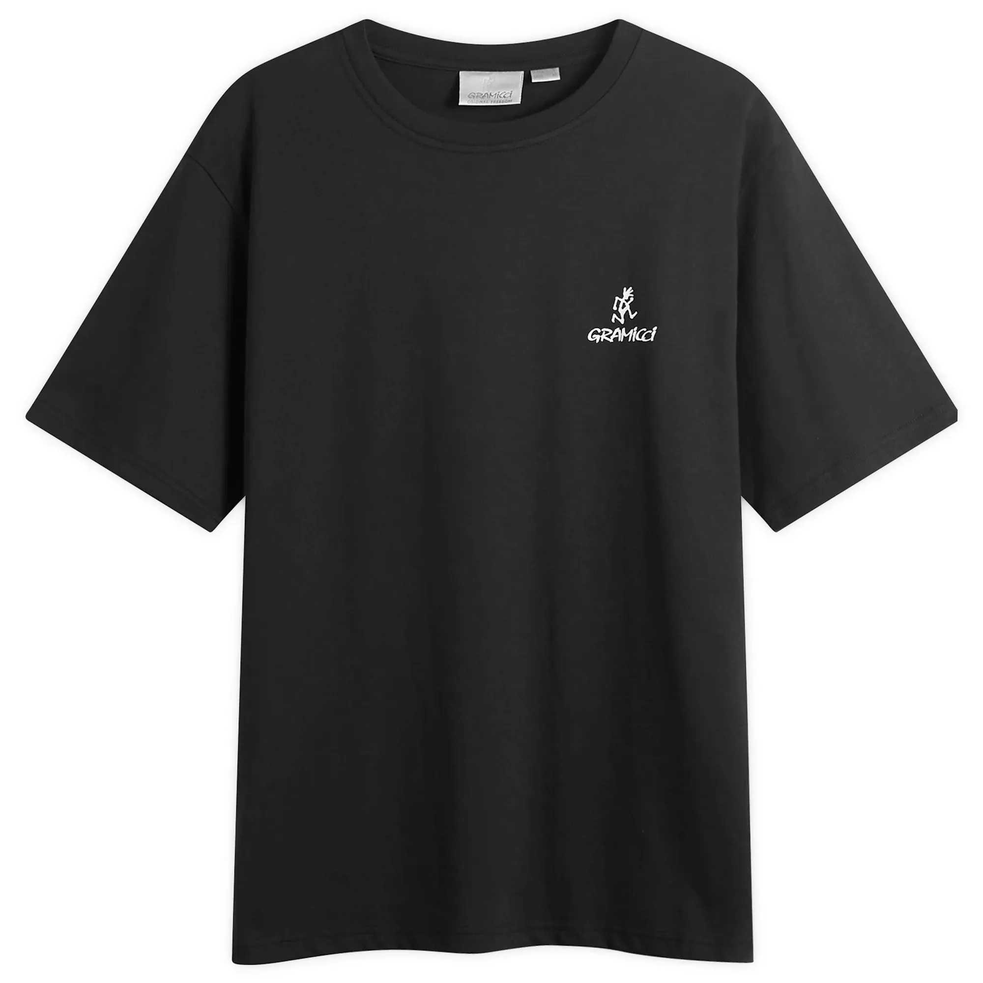 Gramicci Men's One Point Logo T-Shirt Black
