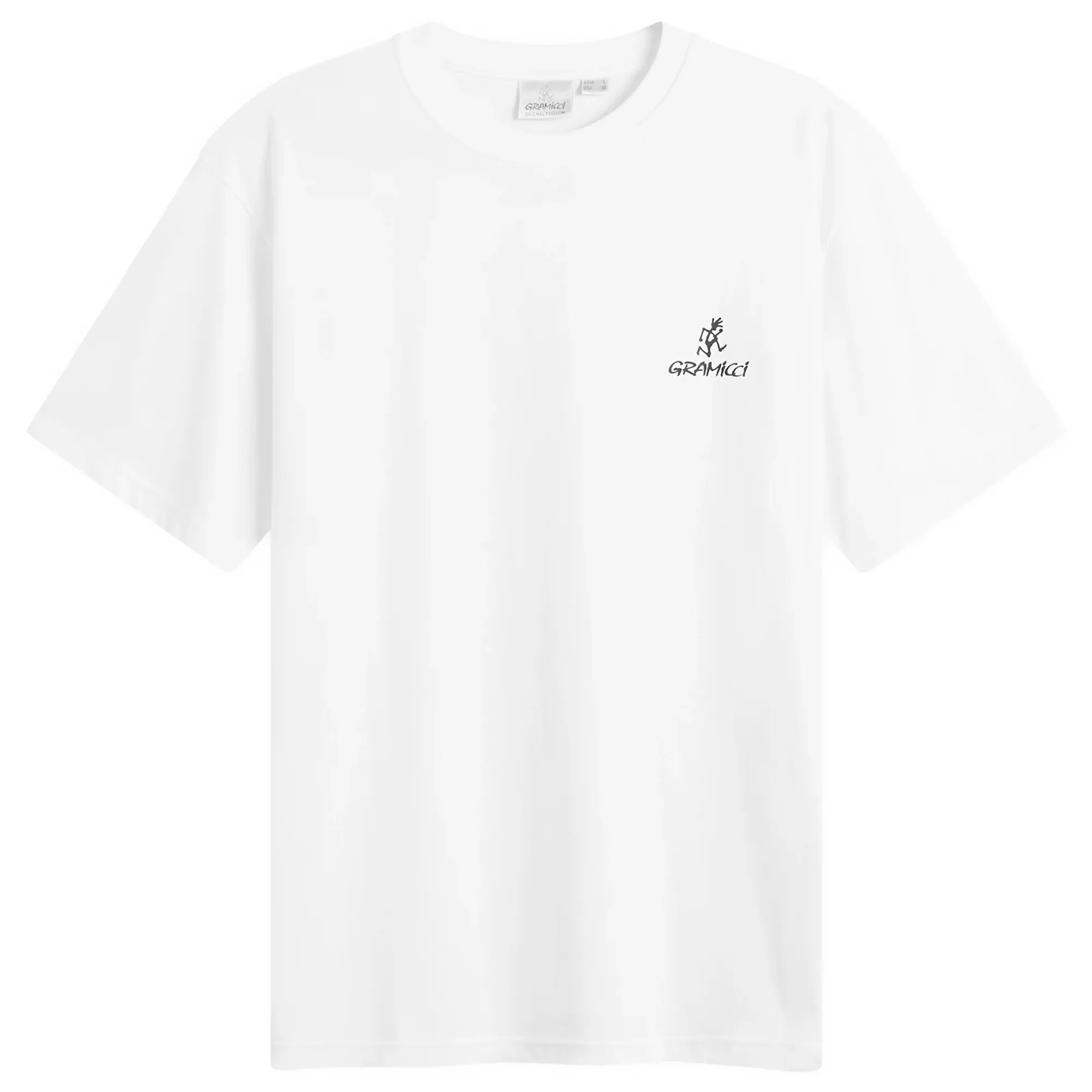 Gramicci Men's One Point Logo T-Shirt White