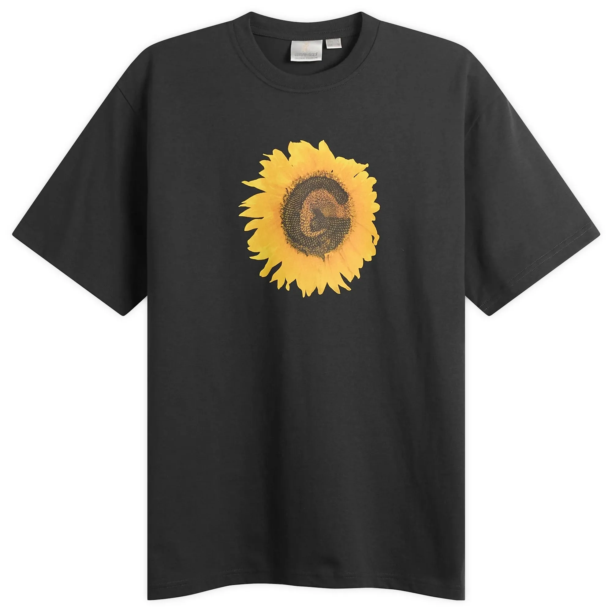 Gramicci Men's G-Flower T-Shirt Vintage Black