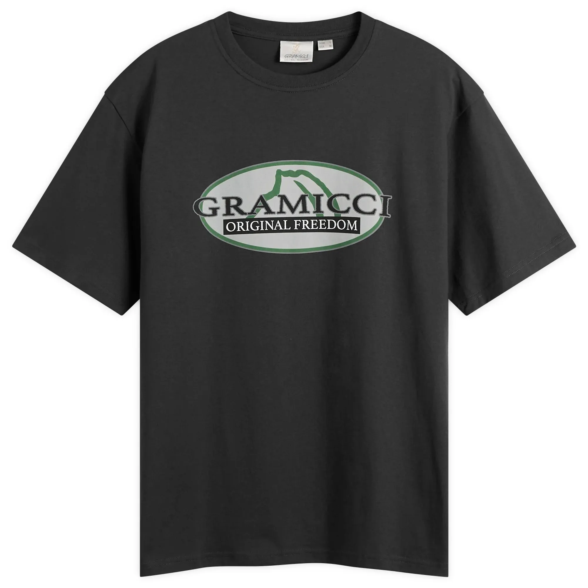 Gramicci Men's Half Dome T-Shirt Vintage Black