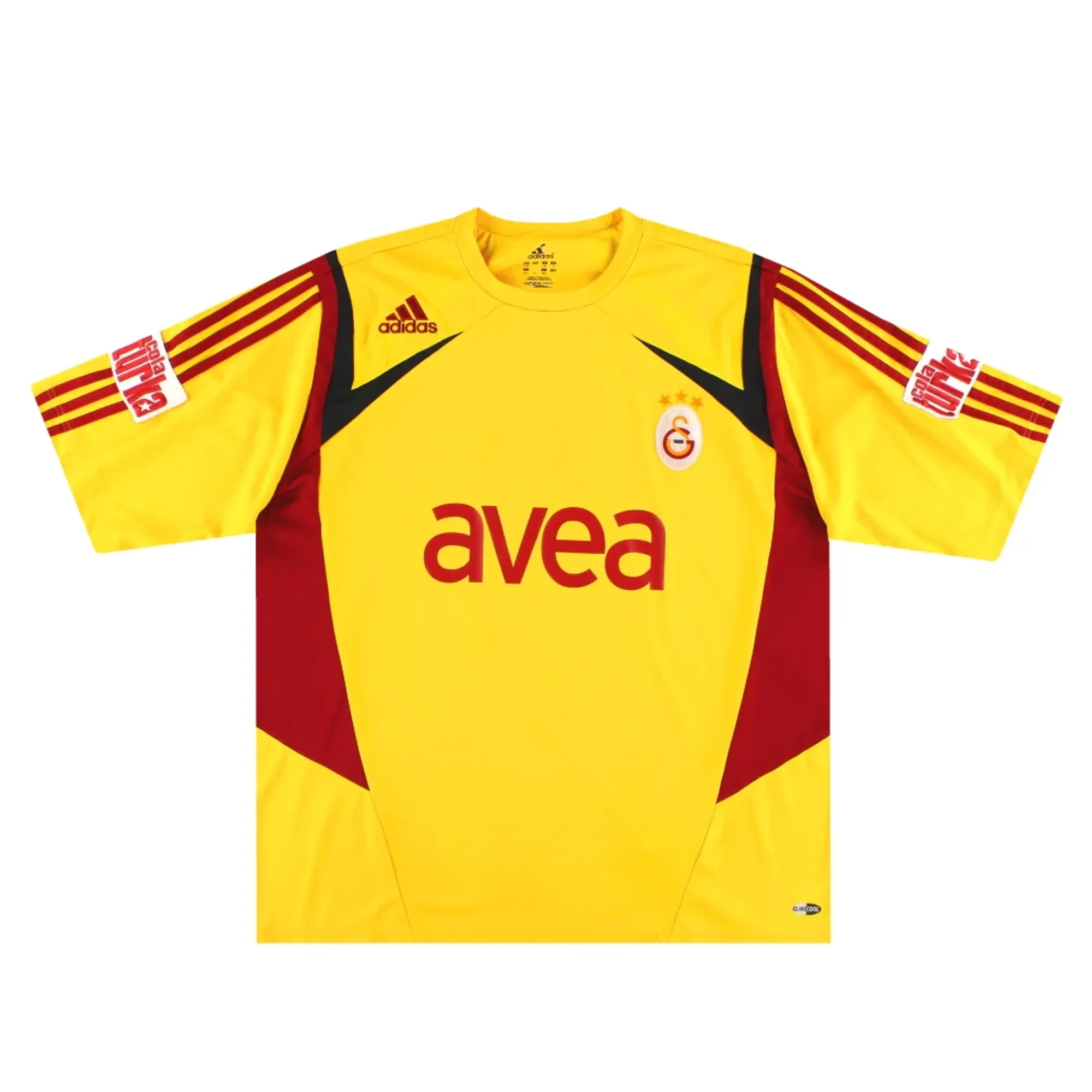 2007-08 Galatasaray adidas Training Shirt XL - Galatasaray / Excellent 