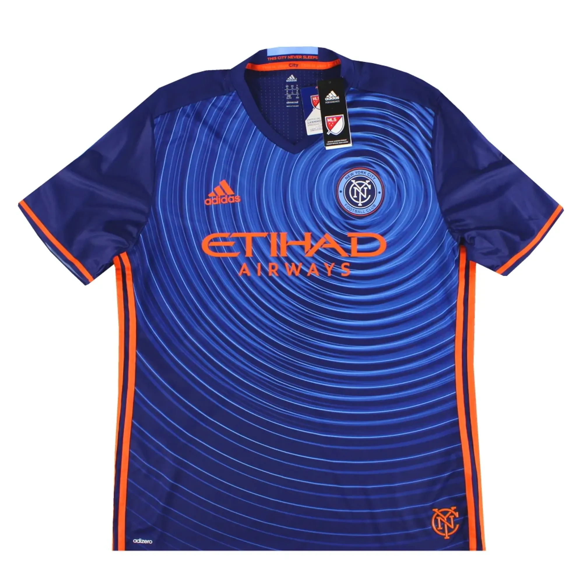 2016-17 New York City FC adidas Authentic Away Shirt *w/tags* XL - USA Soccer Clubs / w/tags 