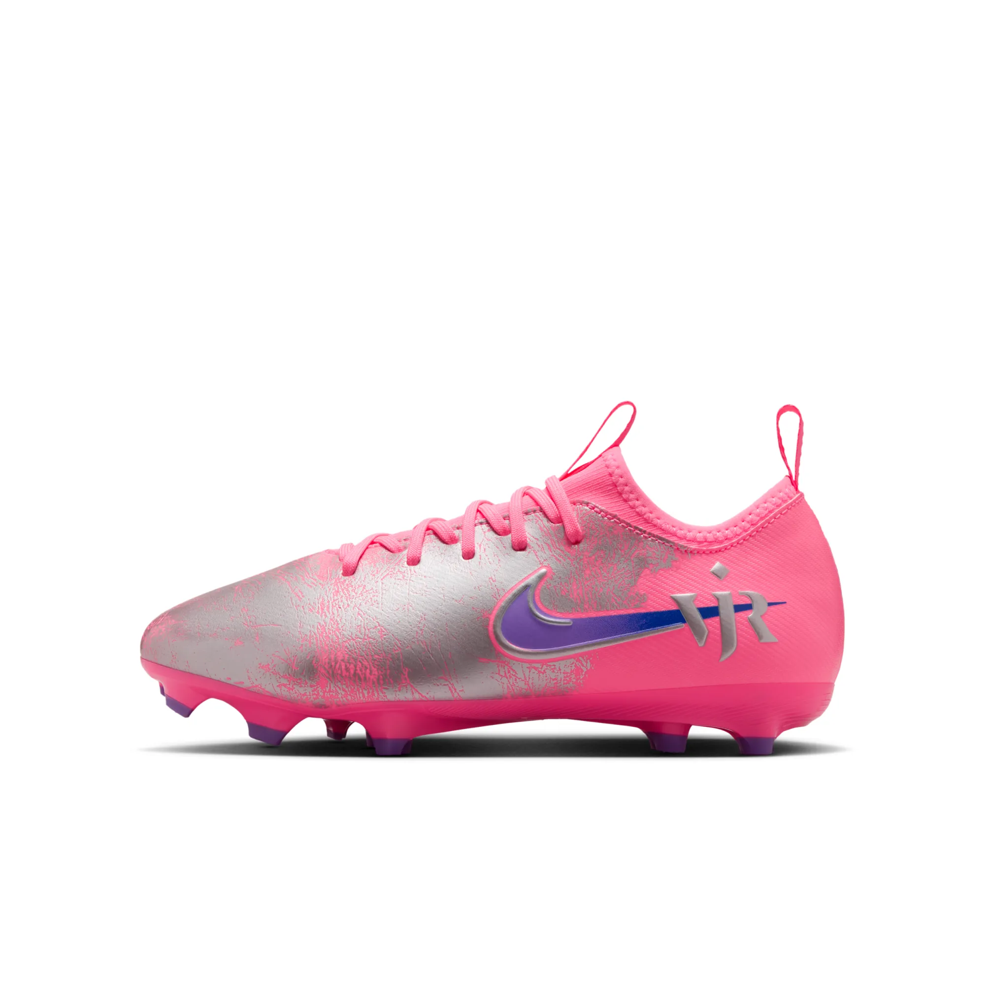 Nike Jr. Mercurial Vapor 16 Academy 'Vini Jr'. Multi-Ground Low-Top Football Boot - Pink