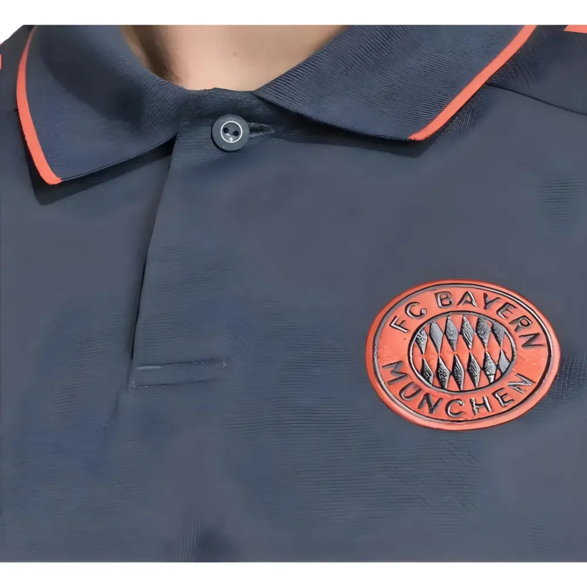 2025-2026 Bayern Munich Polo Shirt (Bold Onix)
