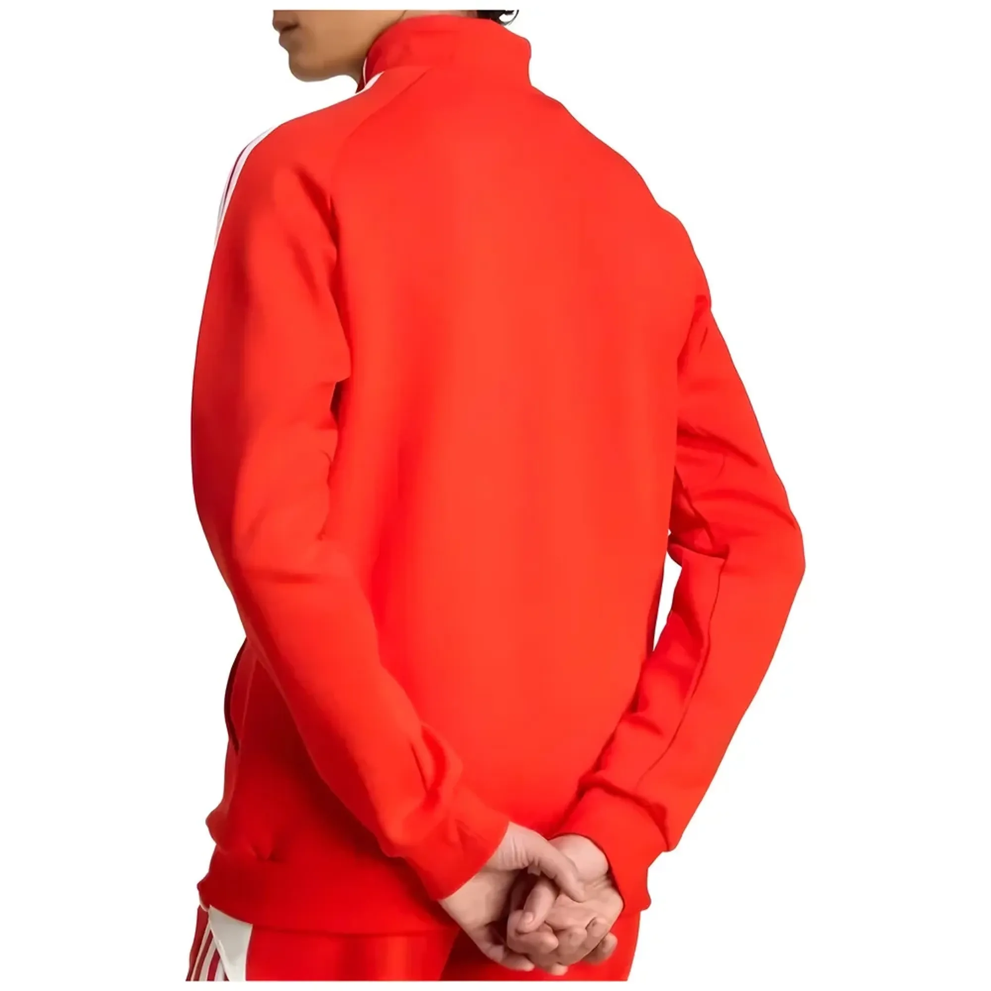 2025-2026 Bayern Munich UBP Doubleknit Track Top (Red)